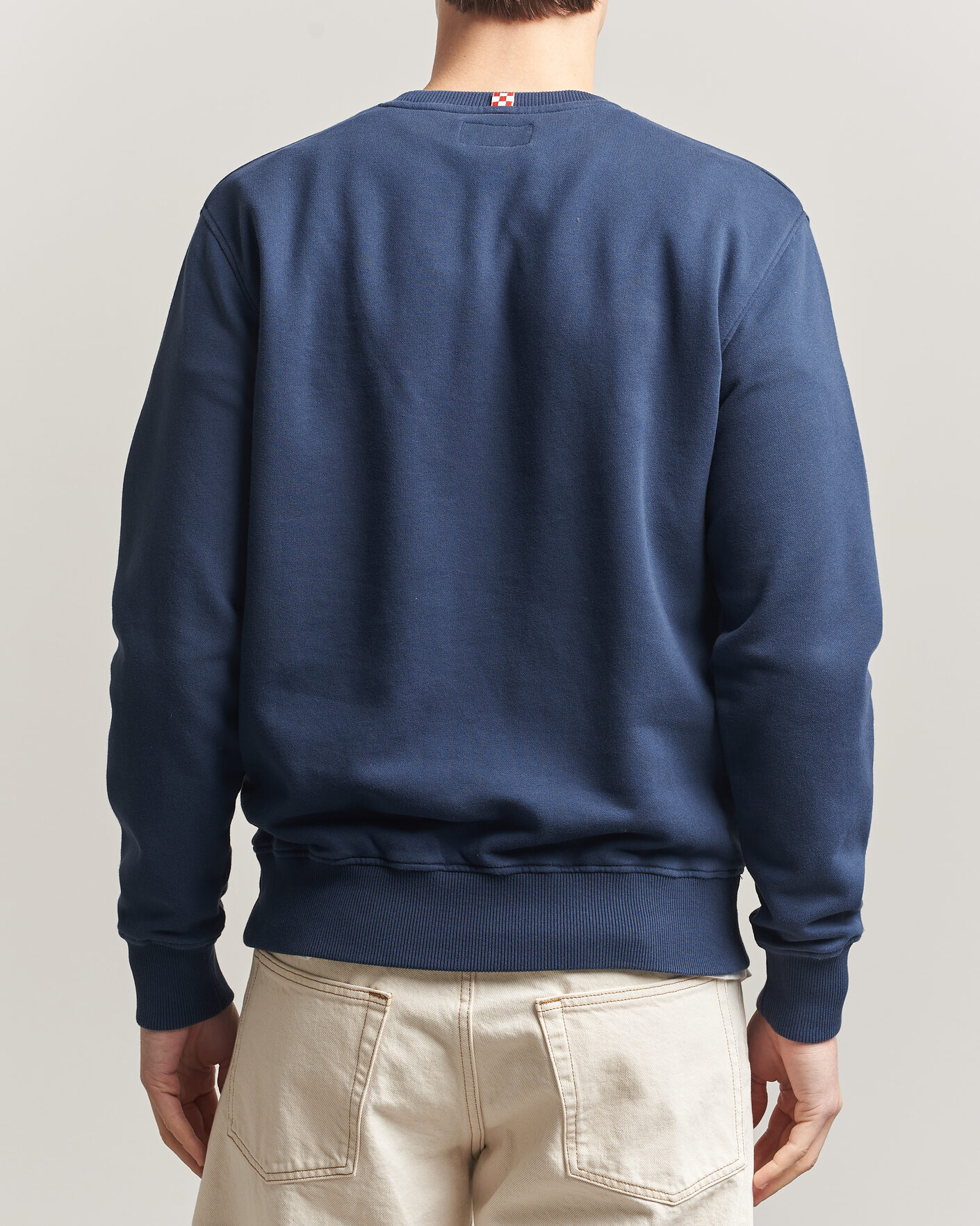 Herre | Gensere | MC2 Saint Barth | Terry Cotton Logo Sweatshirt Navy