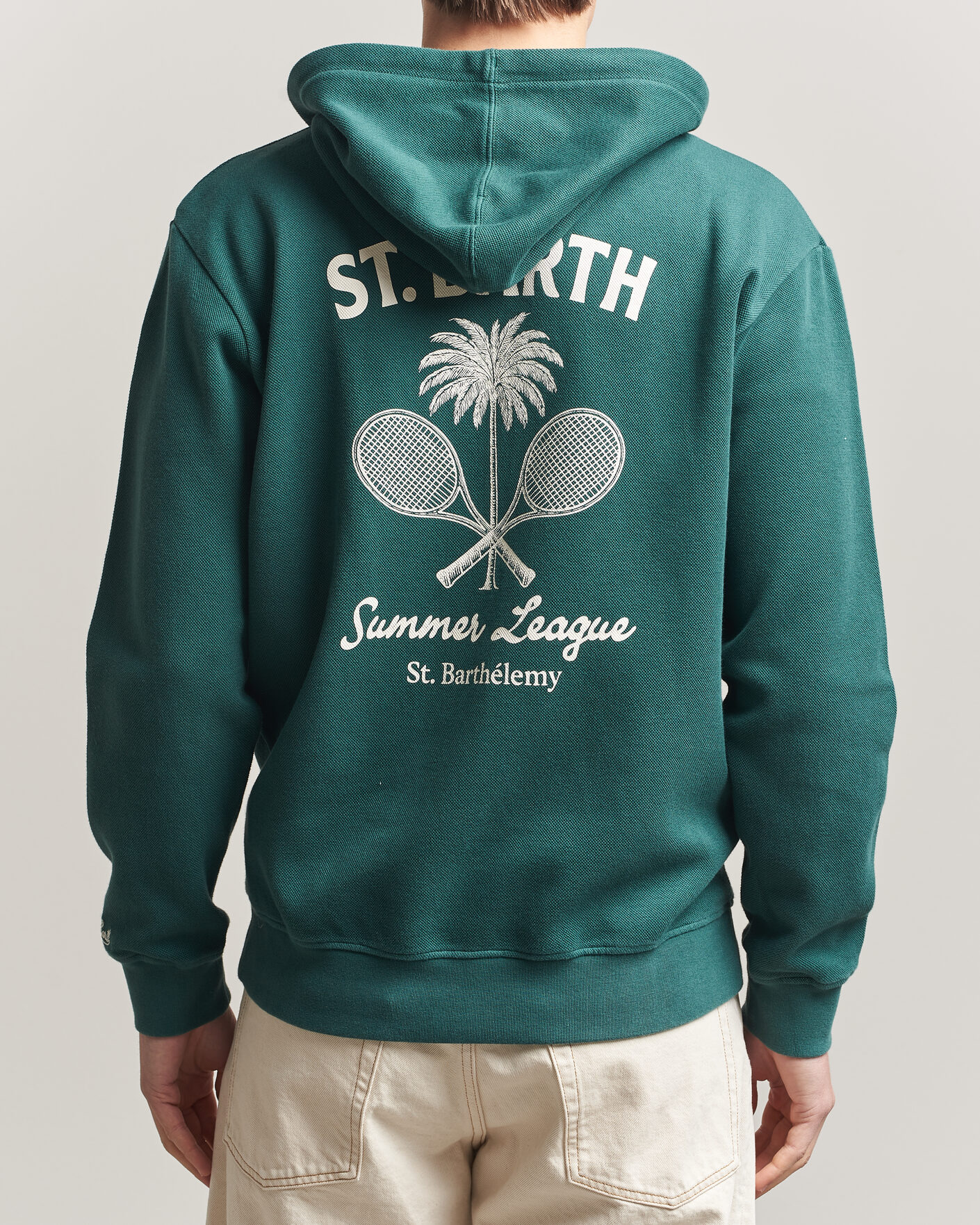 Herre | Gensere | MC2 Saint Barth | Back Printed Hoodie Tennis League
