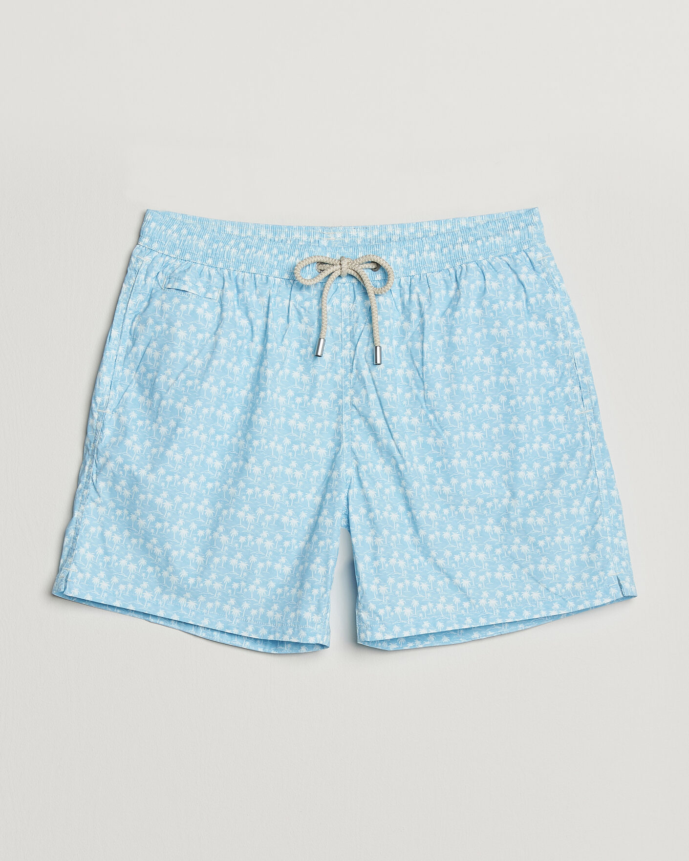 Herre | Badeshorts | MC2 Saint Barth | Printed Swim Shorts Blue Palms