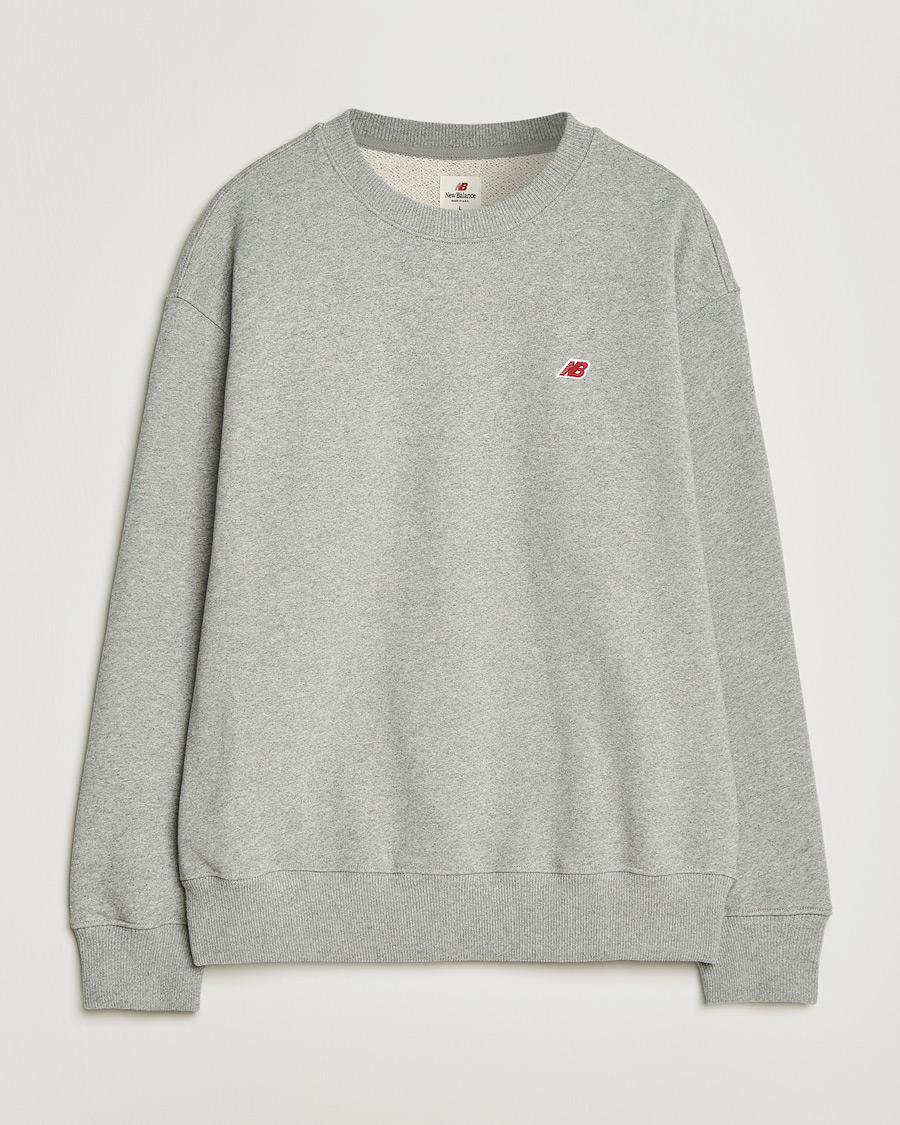 Herre | Gensere | New Balance Made In US & UK | New Balance Made In USA Core Sweatshirt Athletic Grey