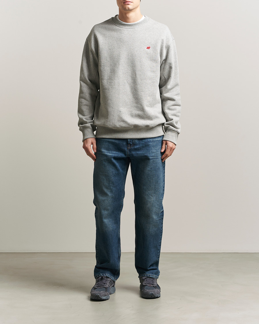 Herre | Gensere | New Balance Made In US & UK | New Balance Made In USA Core Sweatshirt Athletic Grey
