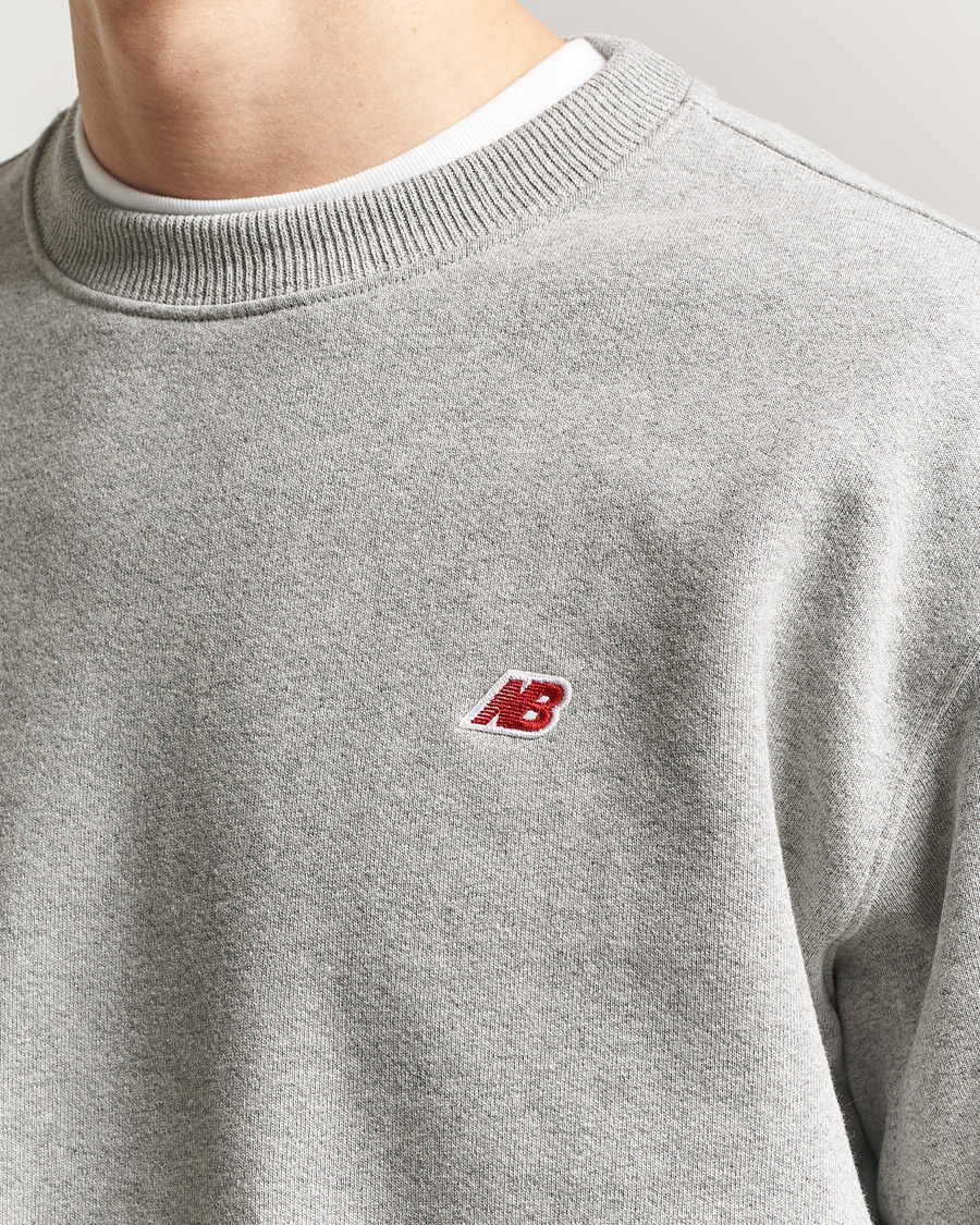 Herre | Gensere | New Balance Made In US & UK | New Balance Made In USA Core Sweatshirt Athletic Grey