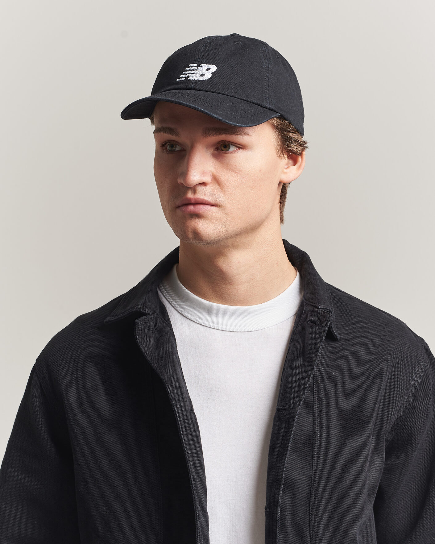Herre | Hatter og capser | New Balance | 6 Panel Logo Cap Black