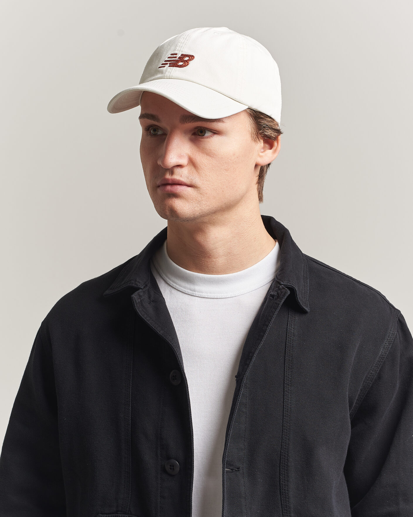 Herre | Hatter og capser | New Balance | 6 Panel Logo Cap Sea Salt