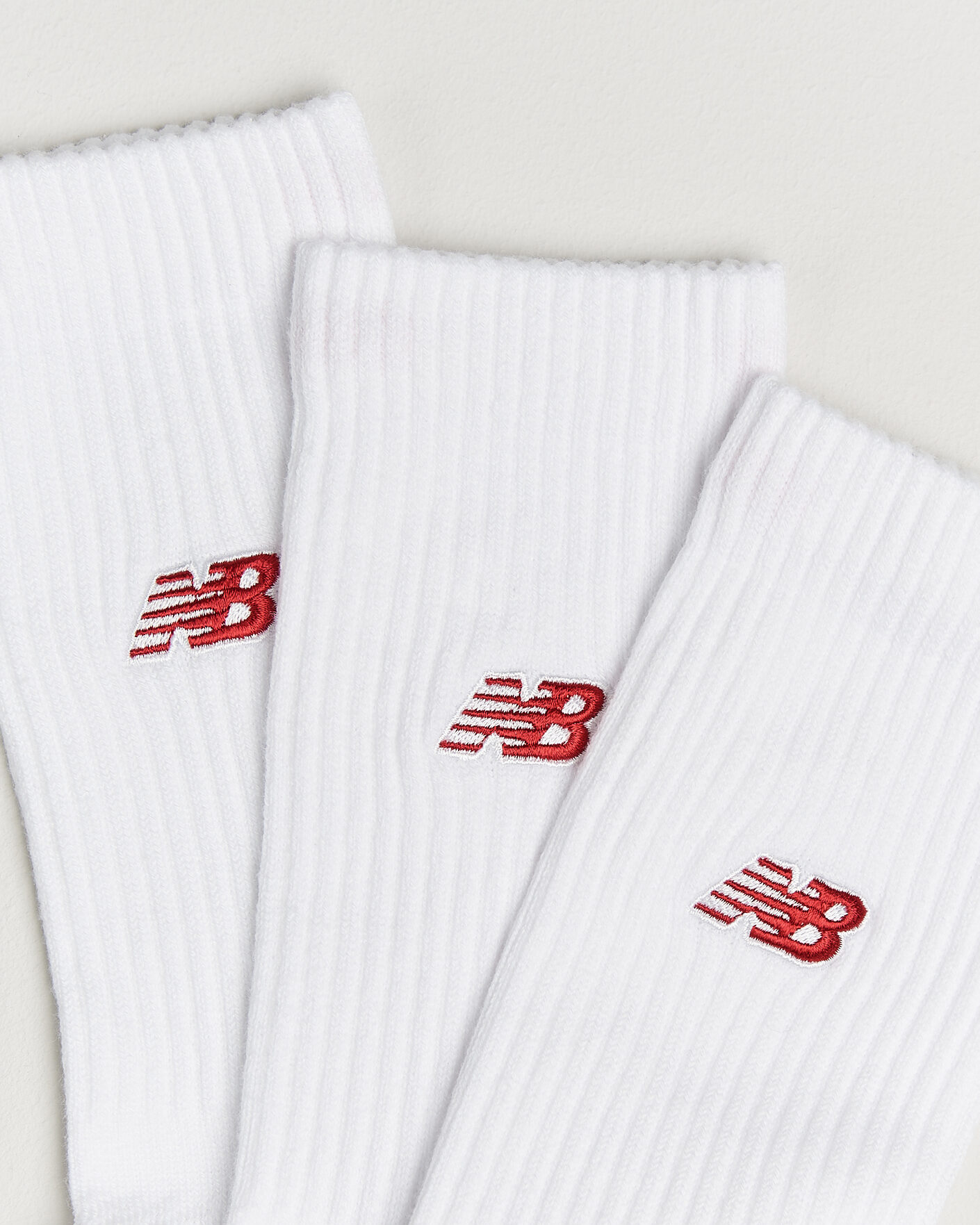 Herre | Undertøy | New Balance | 3-Pack Active Premium Crew Socks White