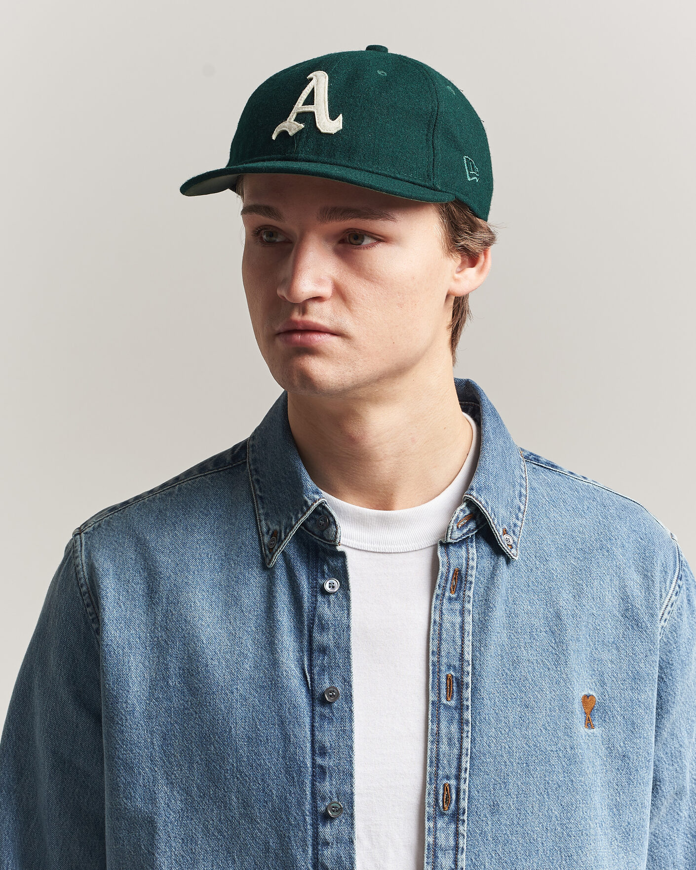 Herre | Hatter og capser | New Era | Retro Crown 9Fifty Melton Wool Cap Oakland Athletics
