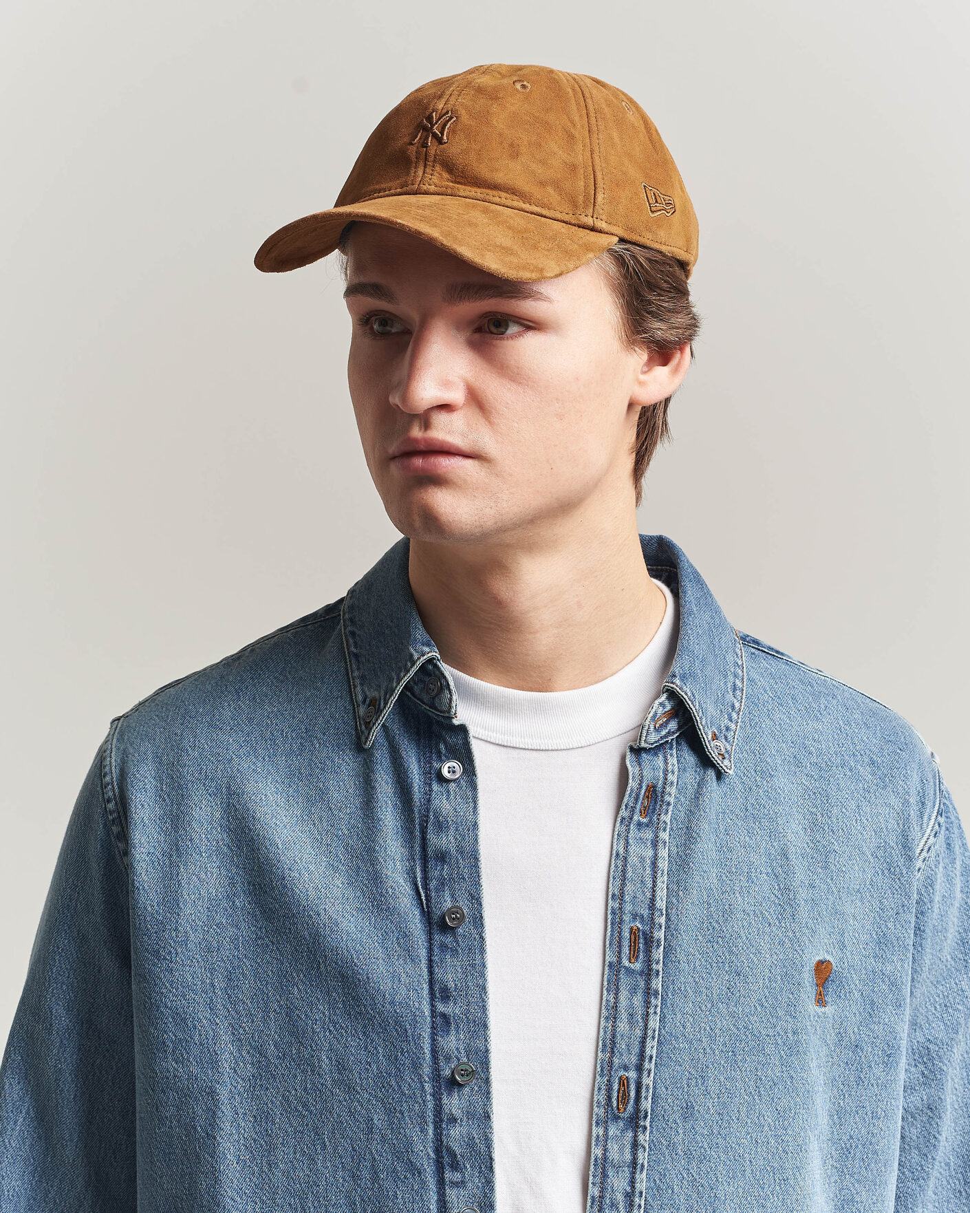 Herre | Hatter og capser | New Era | 9Twenty Suede New York Yankees Cap Brown