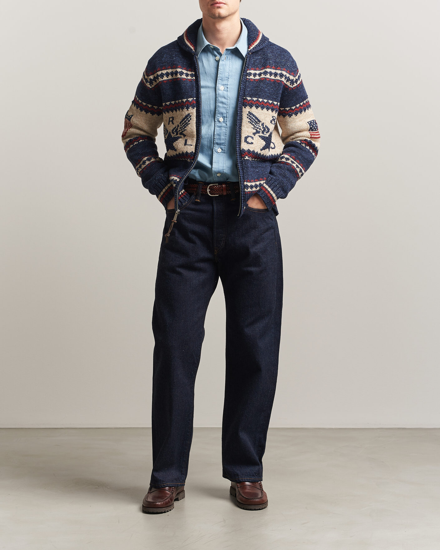 Herre | Jeans | RRL | Vintage Fit 5-Pocket Denim East/West Rinse