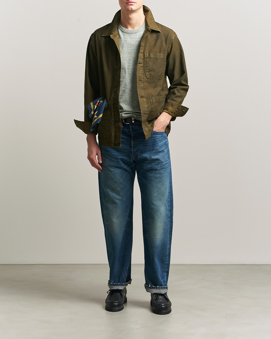 Herre | Skjorter | RRL | Vintage Fit 5-Pocket Denim Grandfalls Wash