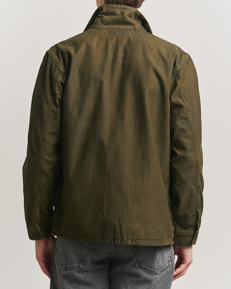 Herre | Skjorter | RRL | Asher Overshirt Washed Brown