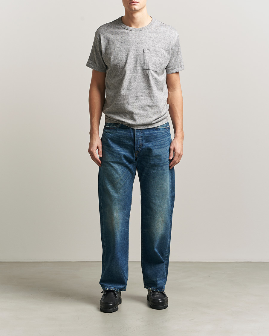 Herre | T-Shirts | RRL | 2-Pack Pocket Tee Heather Grey