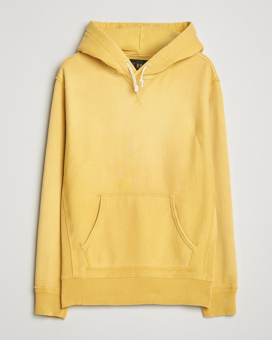 Herre | Gensere | RRL | Hooded Sweatshirt Campus Yellow