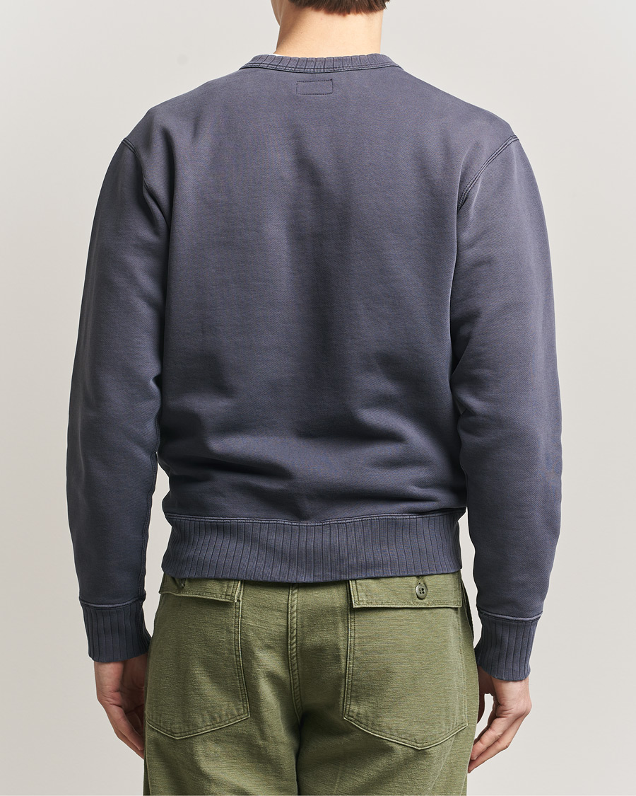 Herre | Gensere | RRL | Training Crew Sweatshirt Faded Blue