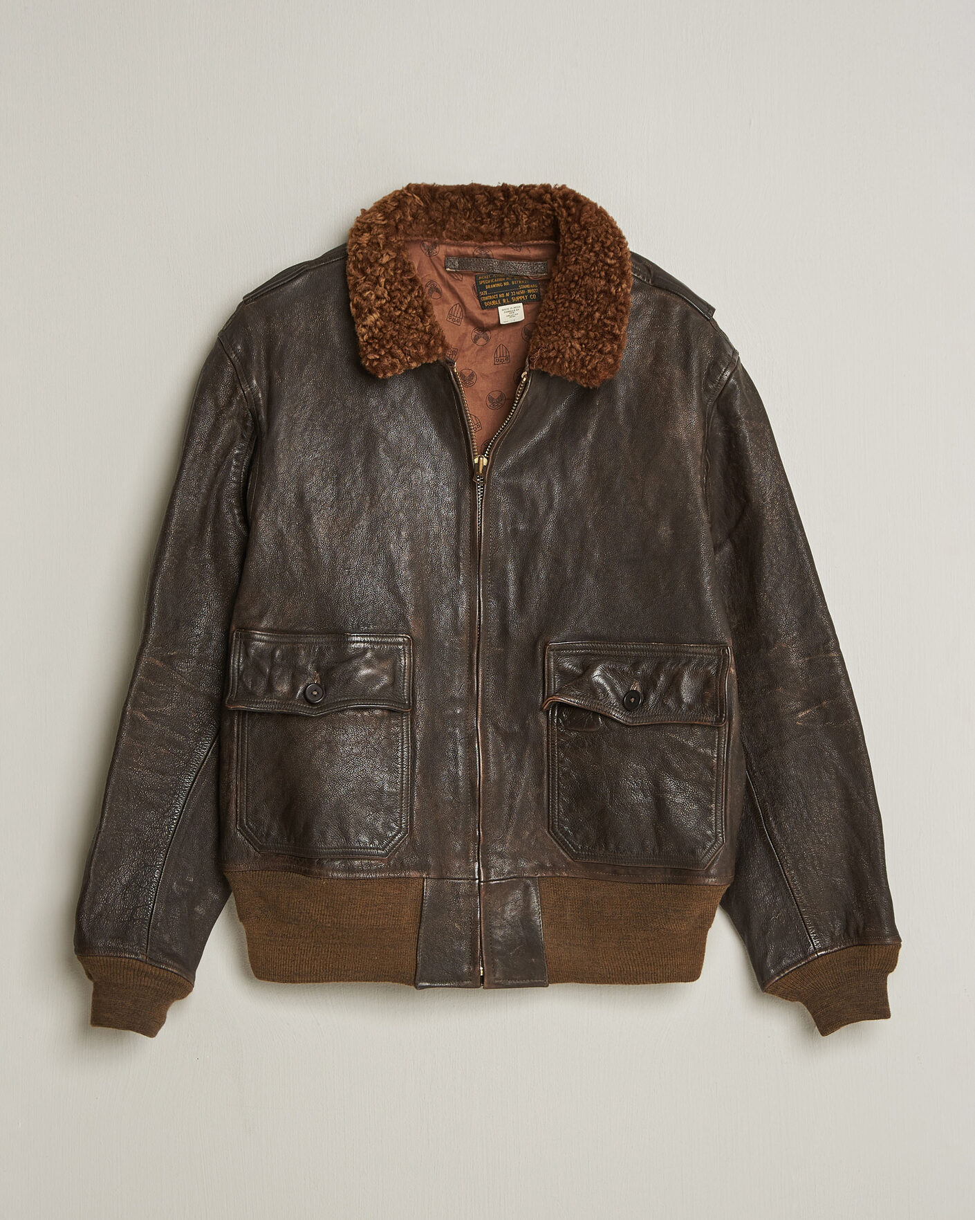 Herre | Jakker | RRL | Pratt Leather Jacket Vintage Brown