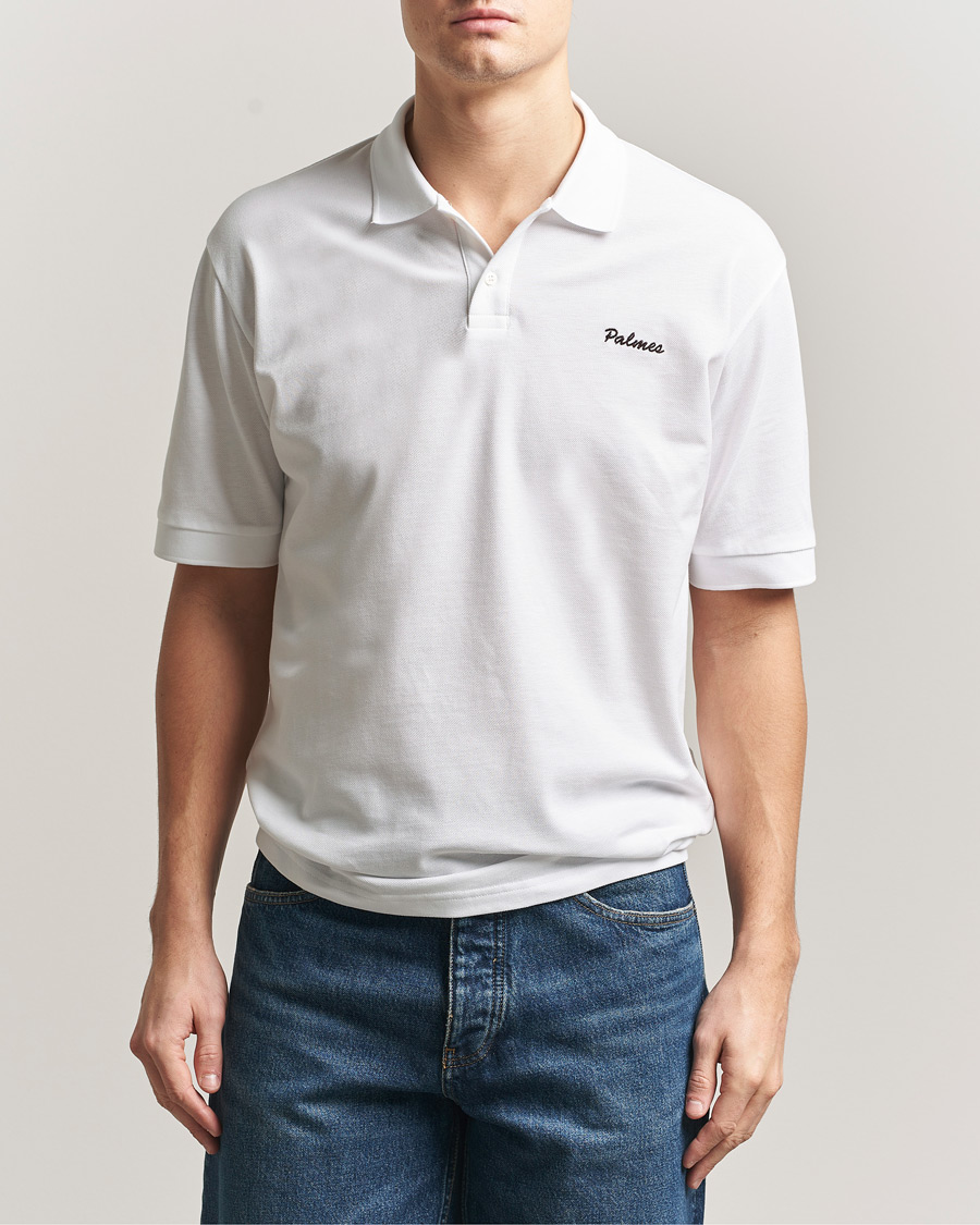Herre | Pikéer | Palmes | Stitch Piquet Polo White