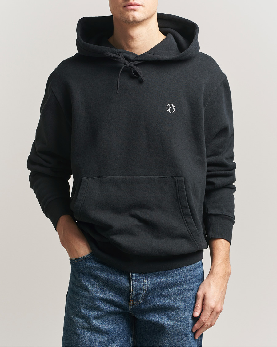 Herre | Gensere | Palmes | Stitch Hooded Sweatshirt Black