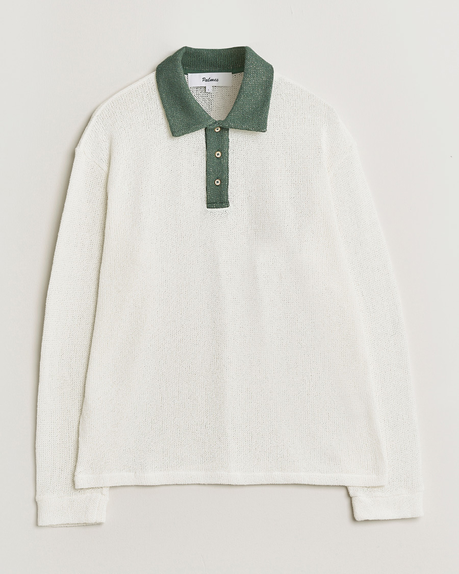 Herre | Gensere | Palmes | Knitted Rugby  Off White