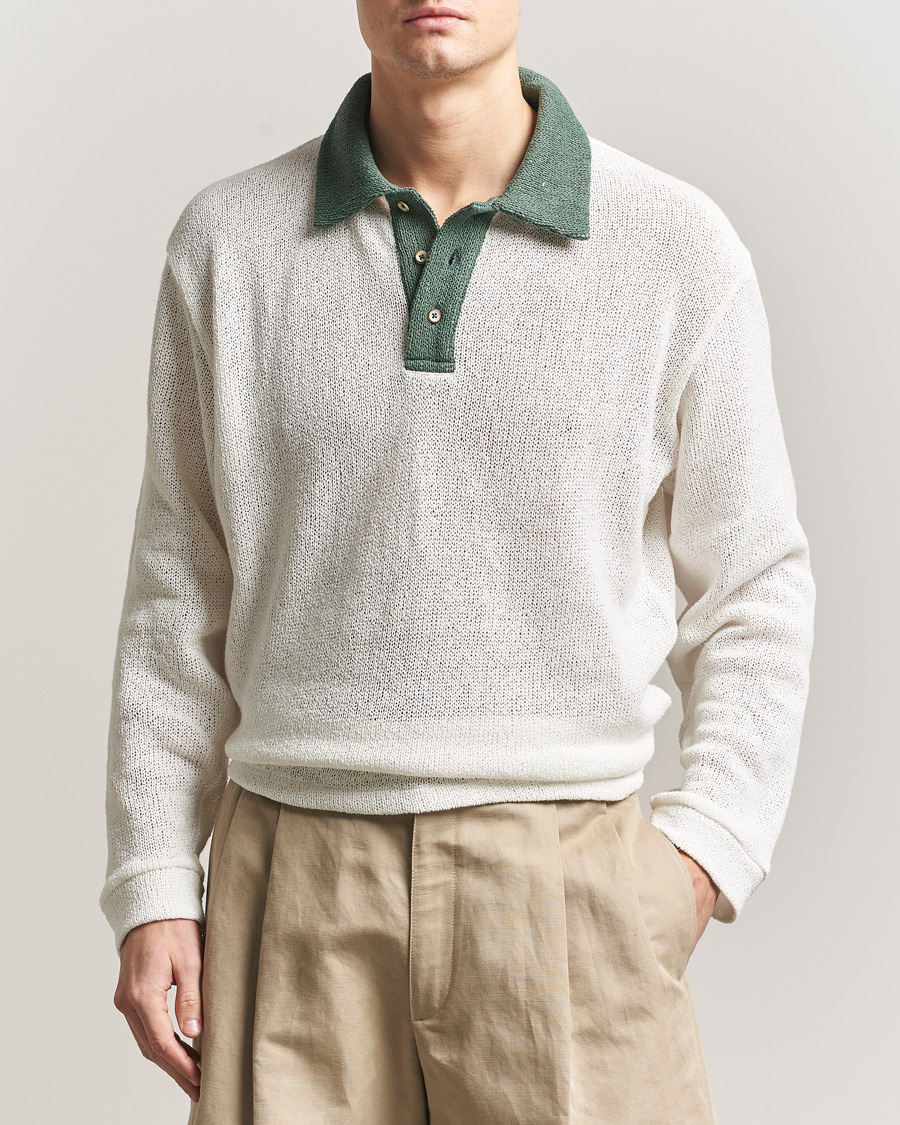 Herre | Gensere | Palmes | Knitted Rugby Off White