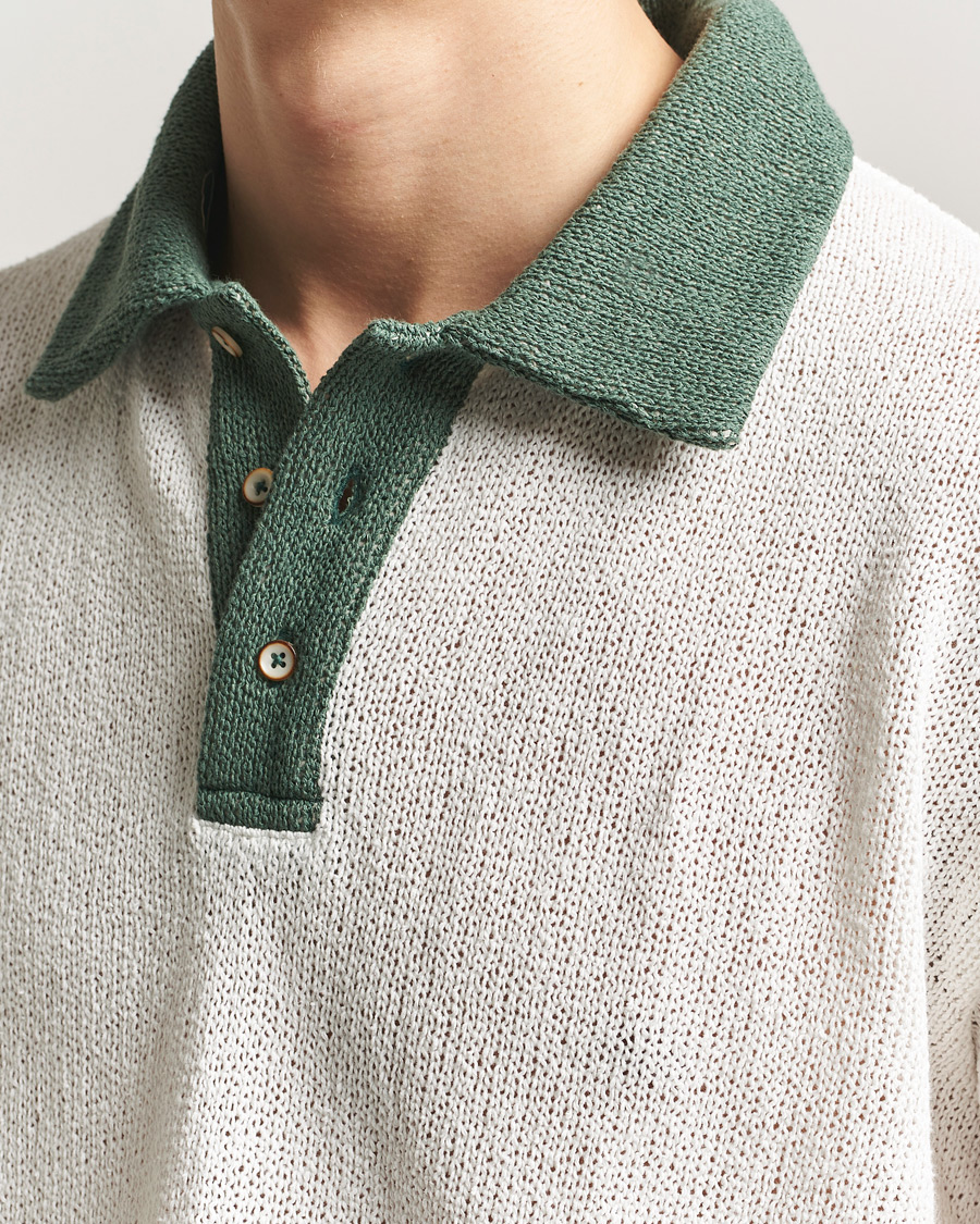 Herre | Gensere | Palmes | Knitted Rugby  Off White