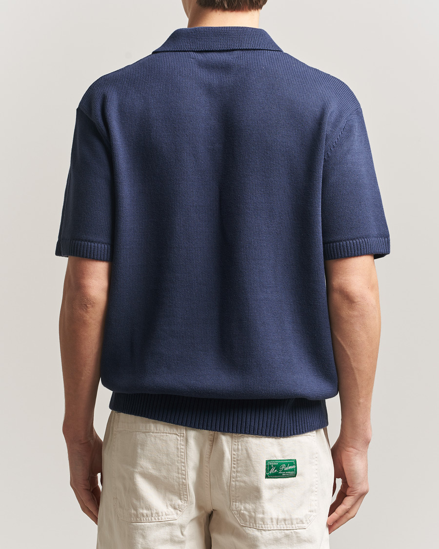 Herre | Pikéer | Palmes | Cotton Knit Polo Navy