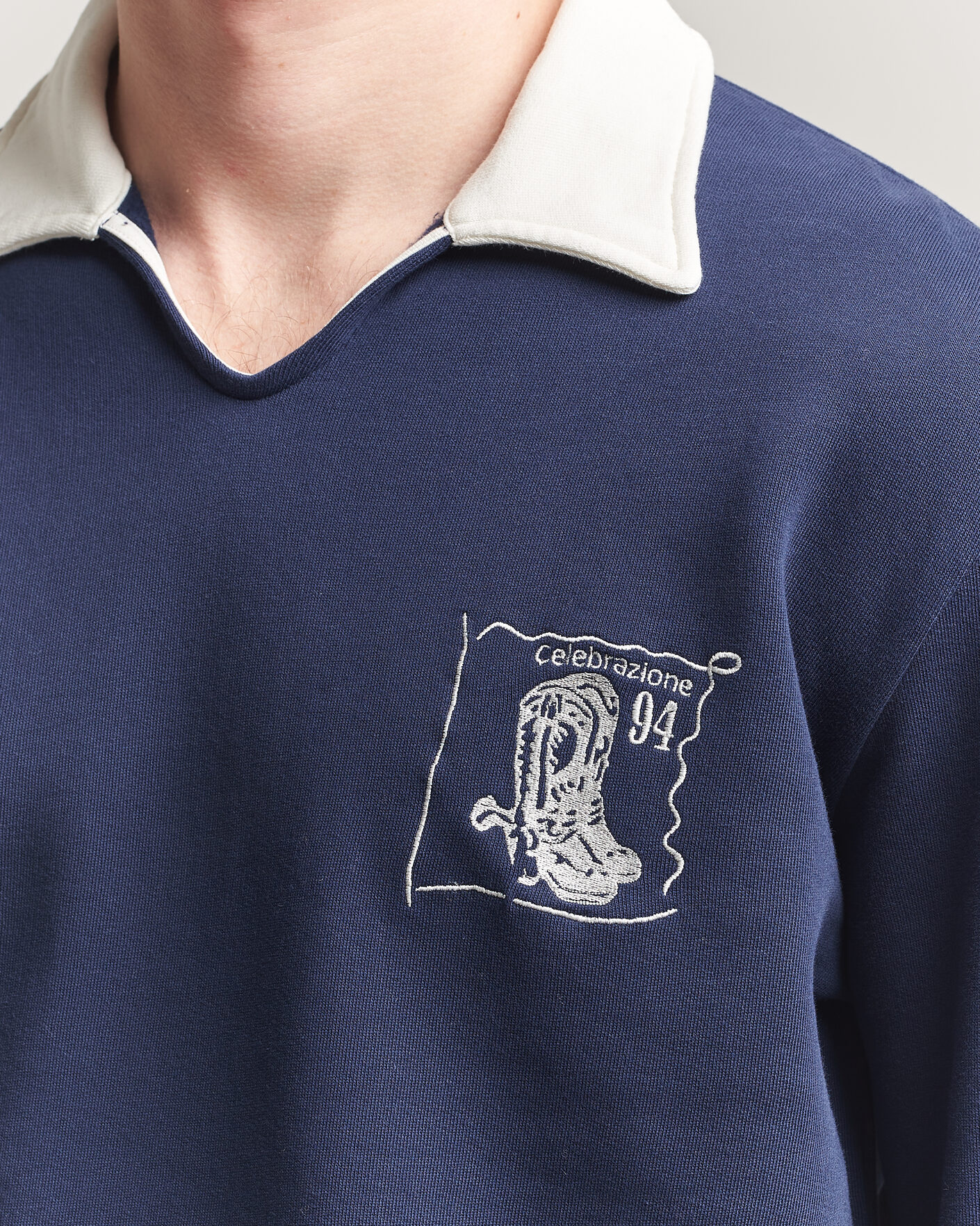 Herre | Gensere | Palmes | Boot Open Rugby Shirt Navy
