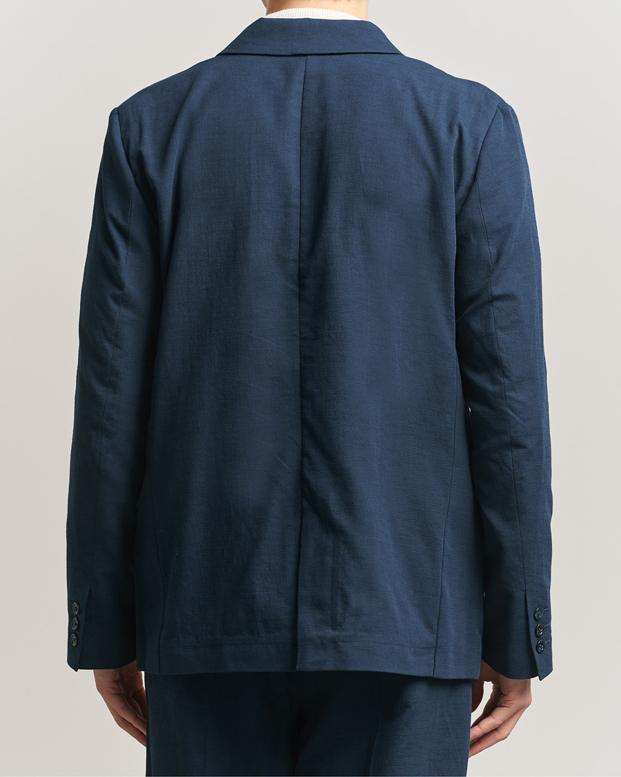 Herre | Dressjakker | Palmes | Single Breasted Cotton Blazer Navy