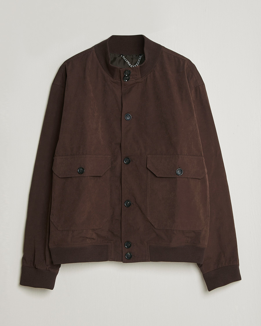 Herre | Jakker | Palmes | Waxed Cotton Jacket Brown