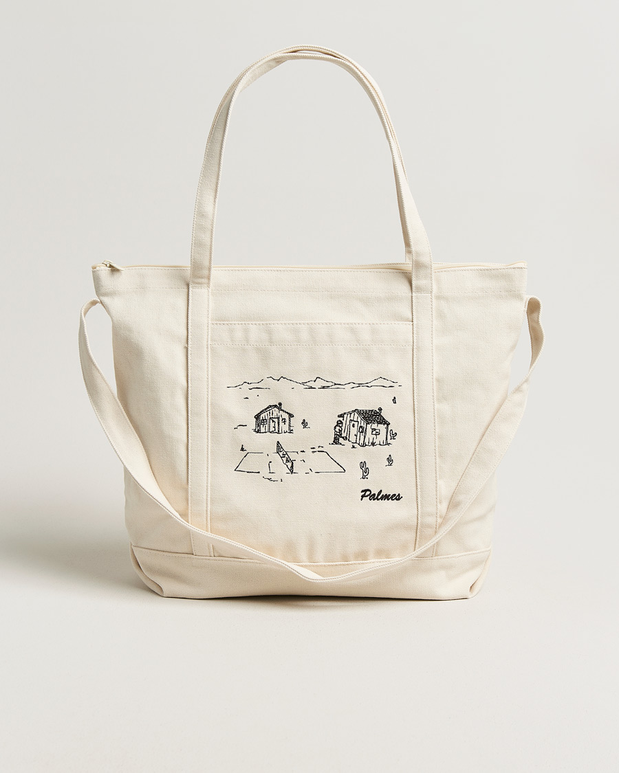 Herre | Vesker | Palmes | Sunshine Zip Tote Bag Off White
