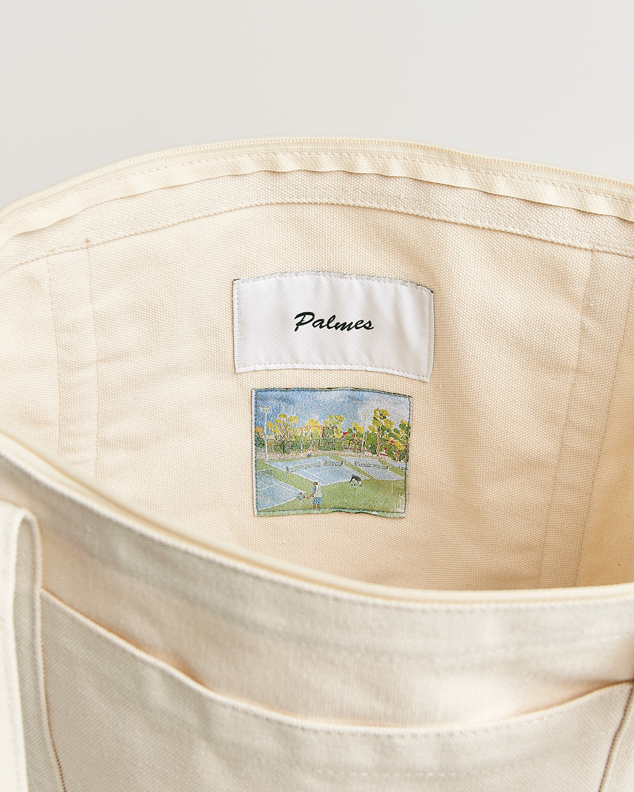 Herre | Vesker | Palmes | Sunshine Zip Tote Bag Off White