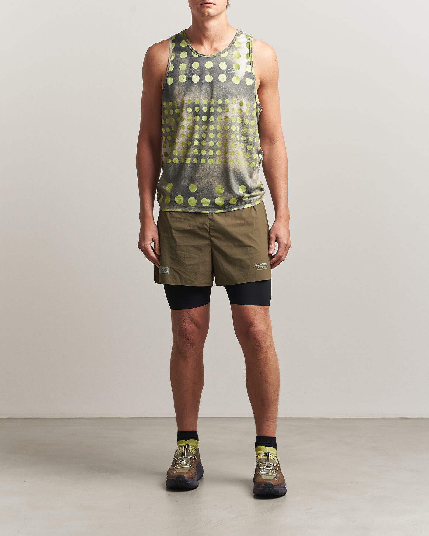 Herre | T-Shirts | Pas Normal Studios | TKO Balance Singlet Moss Green