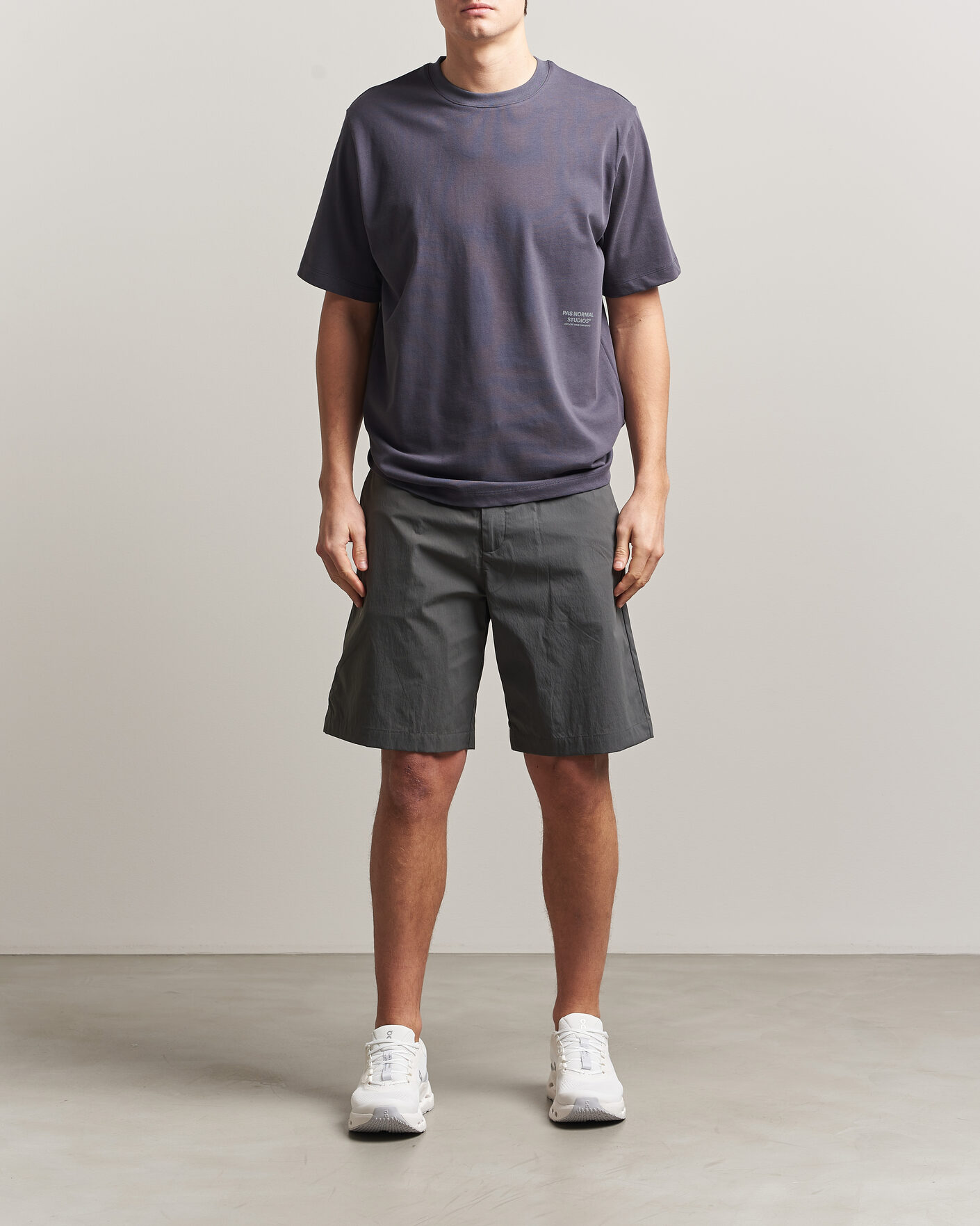 Herre | T-Shirts | Pas Normal Studios | Off Race T-Shirt Steel