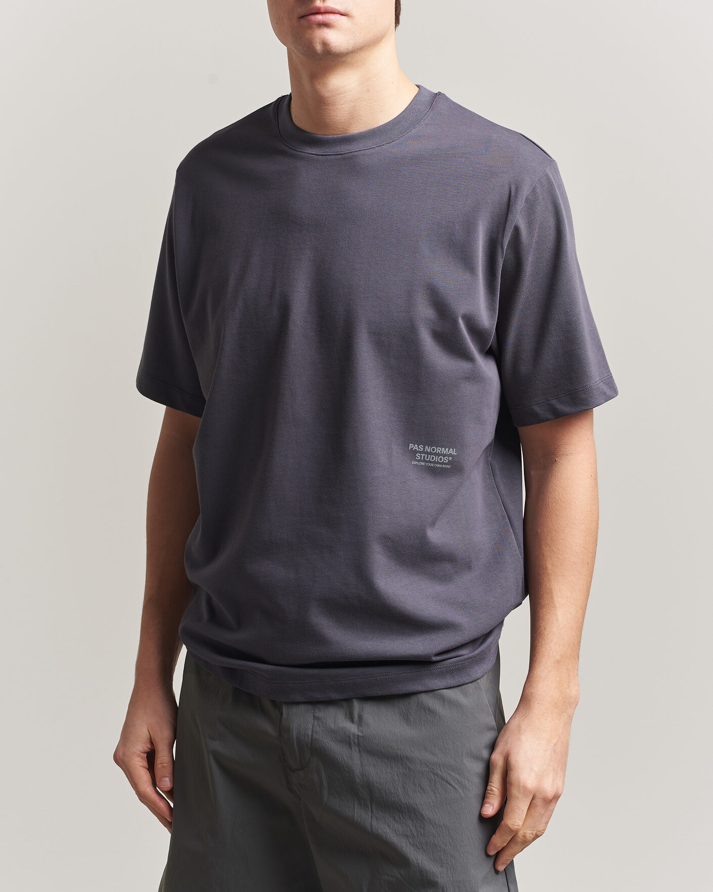 Herre | T-Shirts | Pas Normal Studios | Off Race T-Shirt Steel