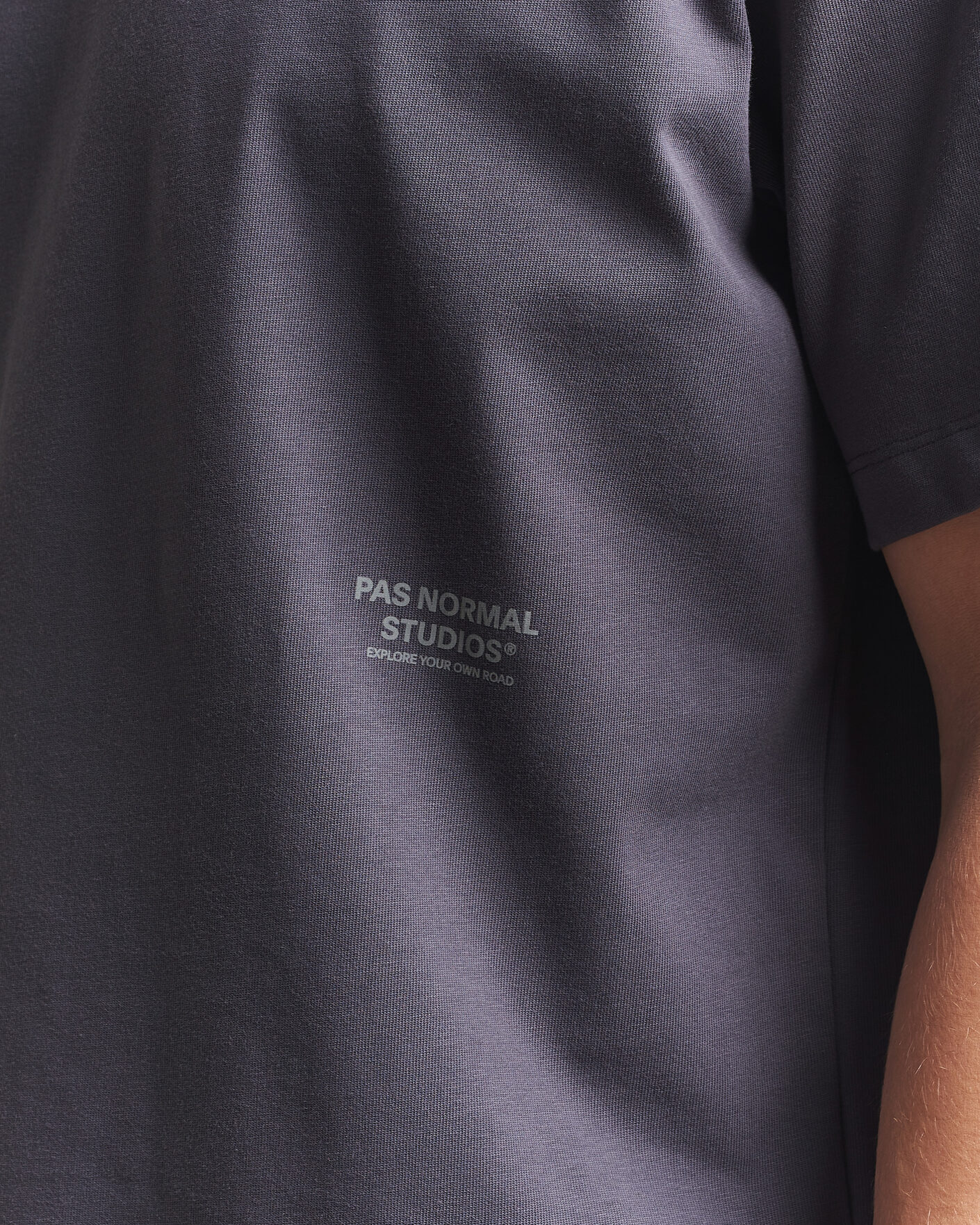 Herre | T-Shirts | Pas Normal Studios | Off Race T-Shirt Steel