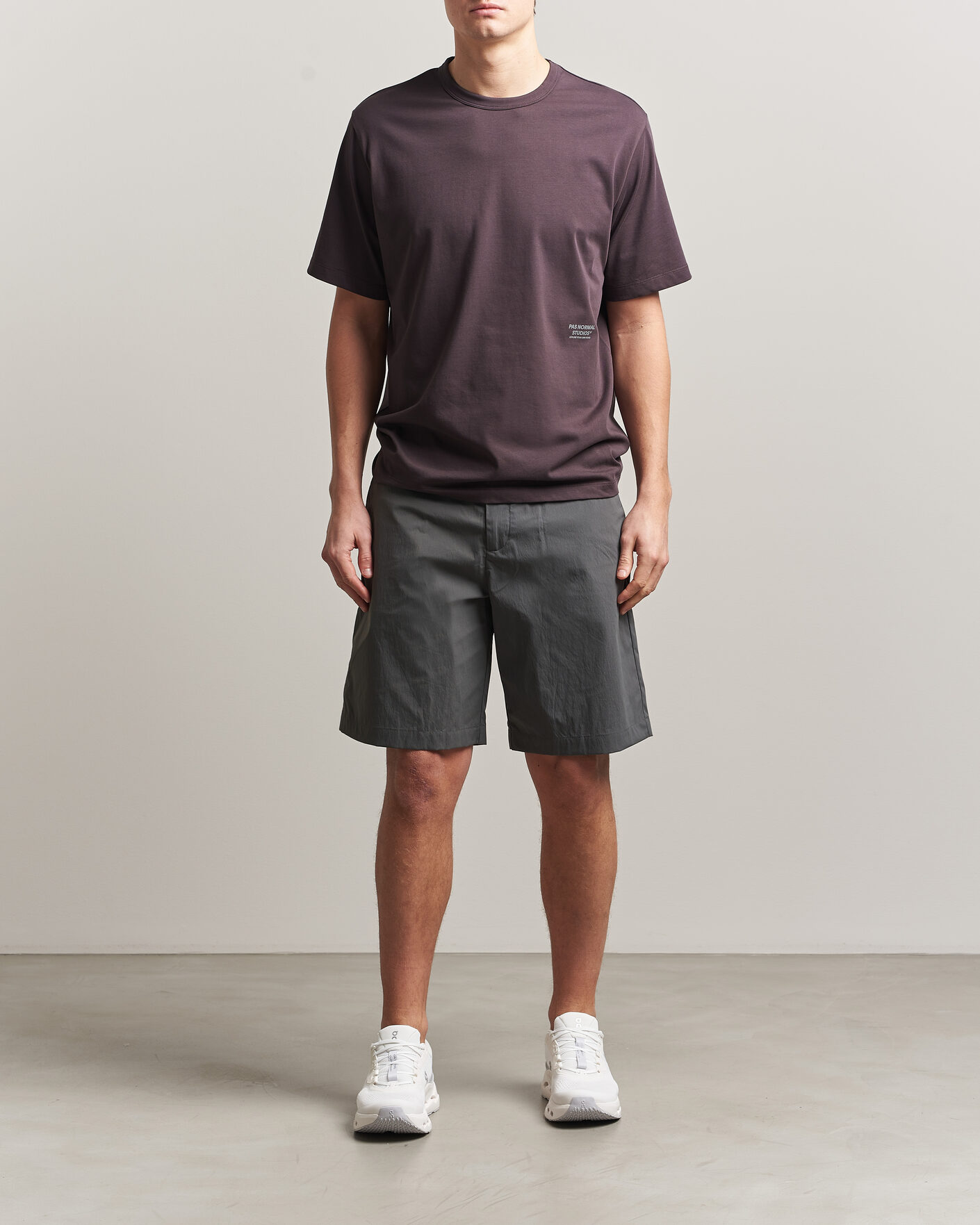 Herre | Shorts | Pas Normal Studios | Off Race Light Tech Shorts Dark Grey