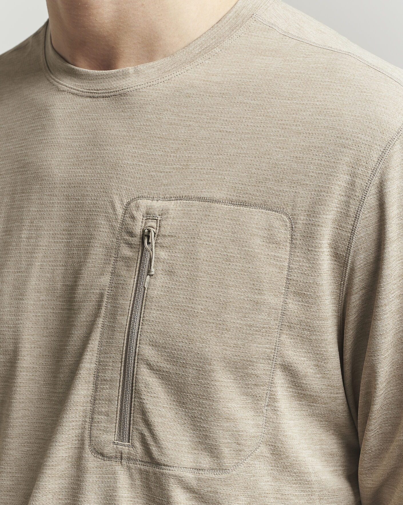 Herre | T-Shirts | Patagonia | Cap Cool Long Sleeve Sun Shirt Seabird Grey