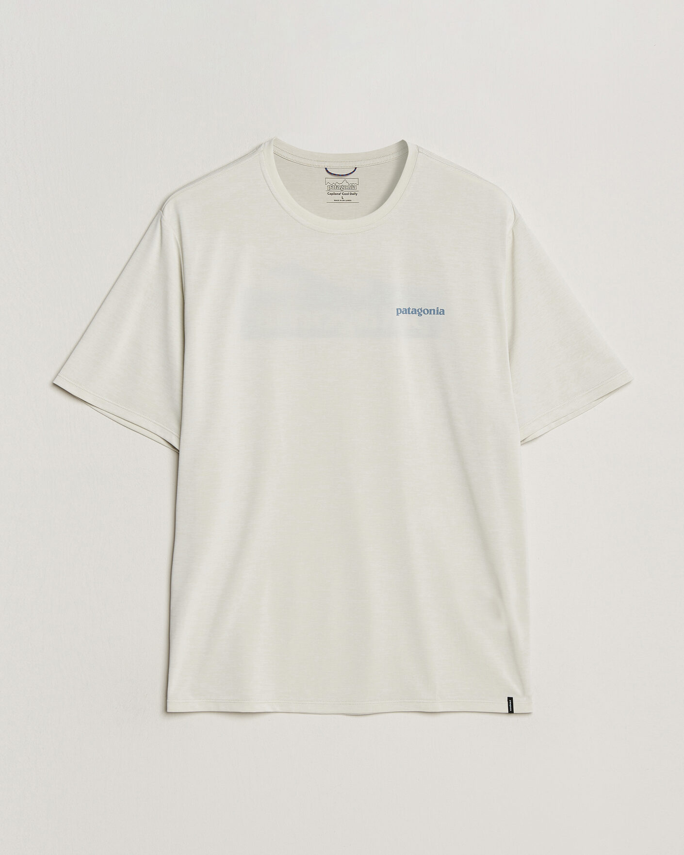 Herre | T-Shirts | Patagonia | Cap Cool Daily Logo T-Shirt Dyno White