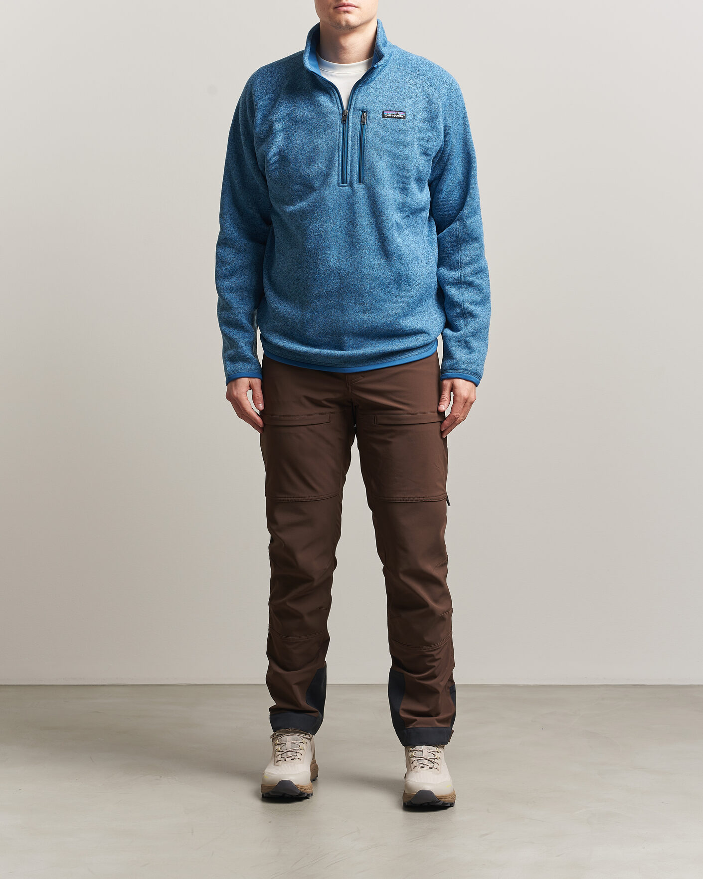 Herre | Gensere | Patagonia | Better Sweater Half Zip Fleece Jacket Aquatic Blue