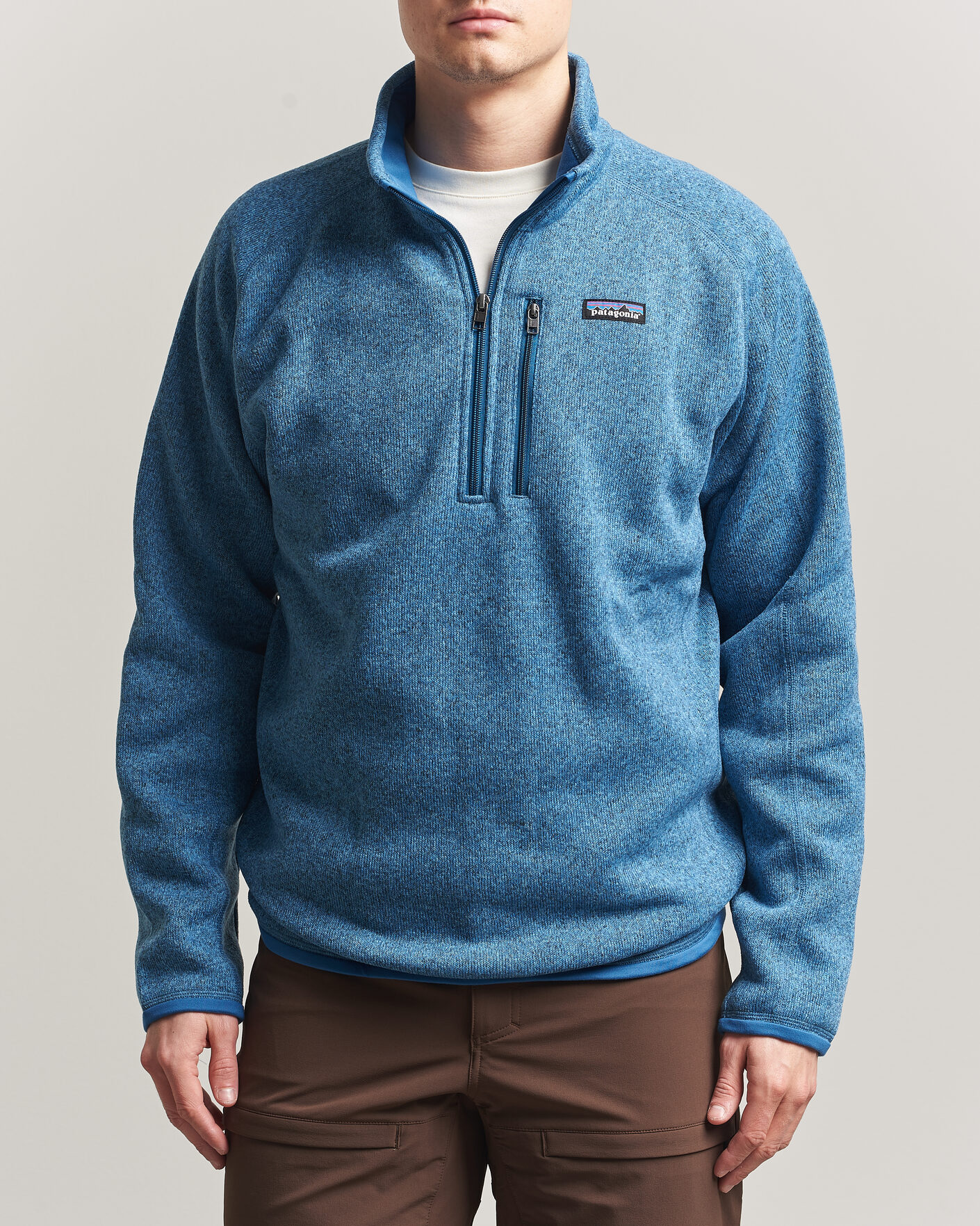 Herre | Gensere | Patagonia | Better Sweater Half Zip Fleece Jacket Aquatic Blue