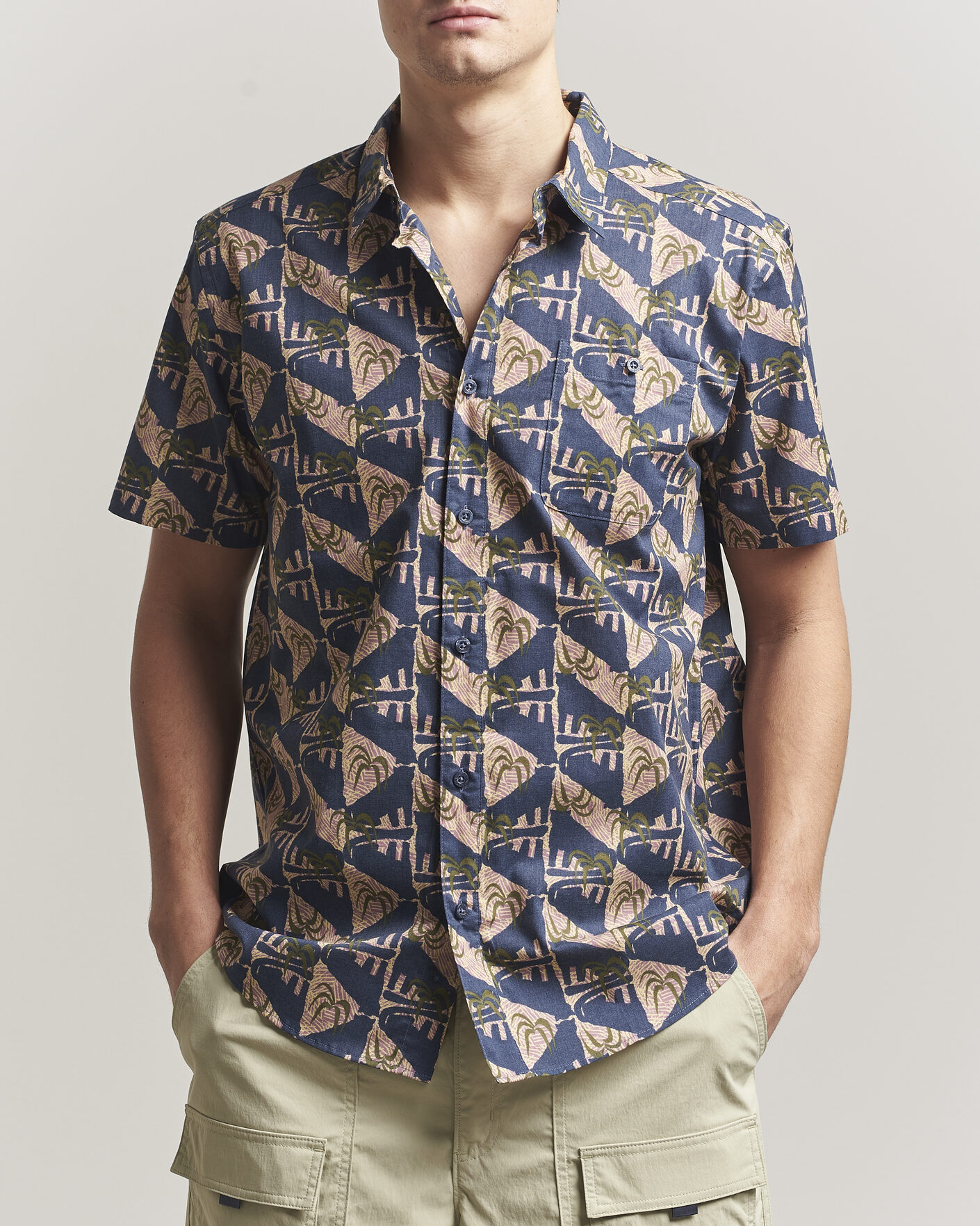 Herre | Skjorter | Patagonia | Go To Short Sleeve Shirt Jaguar Geo