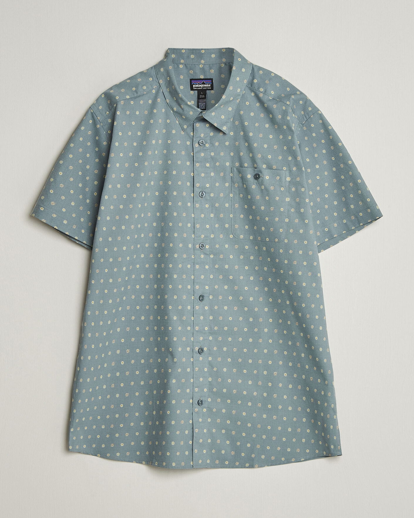 Herre | Skjorter | Patagonia | Go To Short Sleeve Shirt Blue Sage