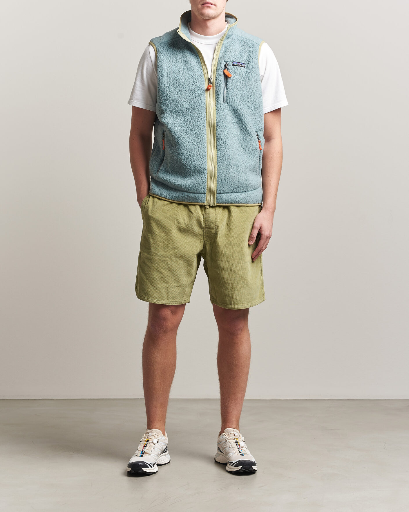 Herre | Shorts | Patagonia | Corduroy Volley Shorts Green