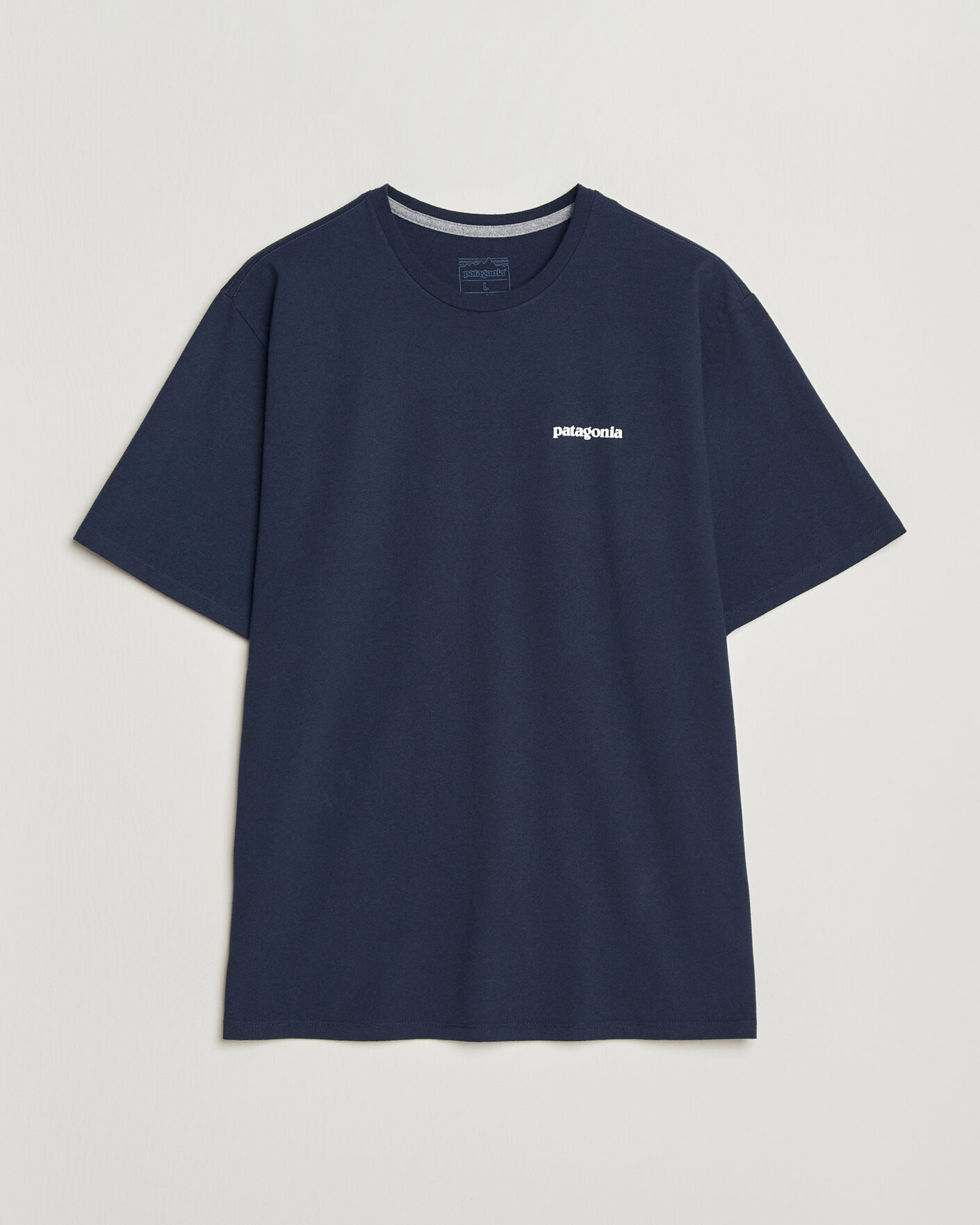 Herre | T-Shirts | Patagonia | P-6 Logo T-Shirt New Navy