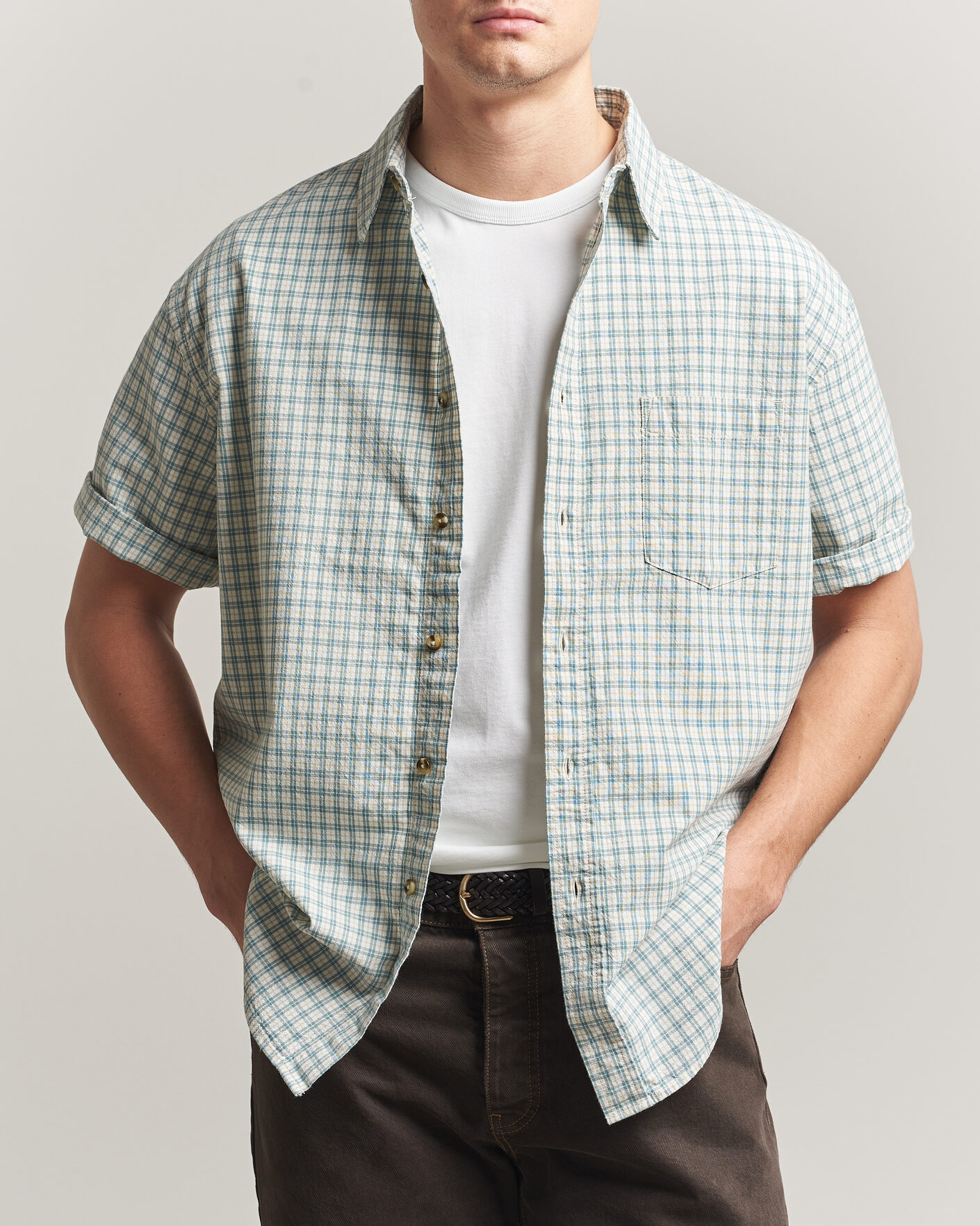 Herre | Skjorter | Pendleton | Short Sleeve Shirt Summer Tartan