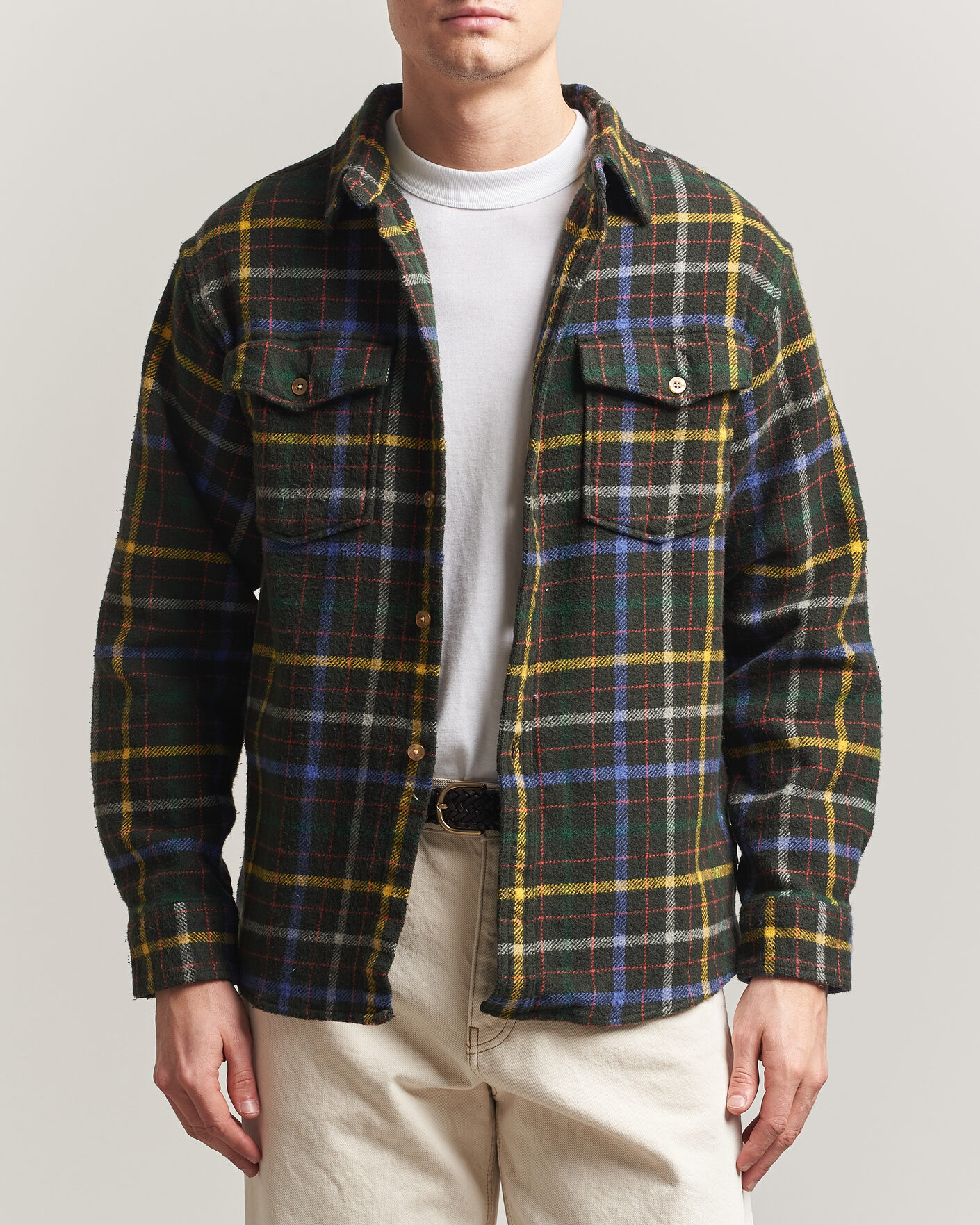 Herre | Skjorter | Pendleton | Big Pocket Shirt Peat