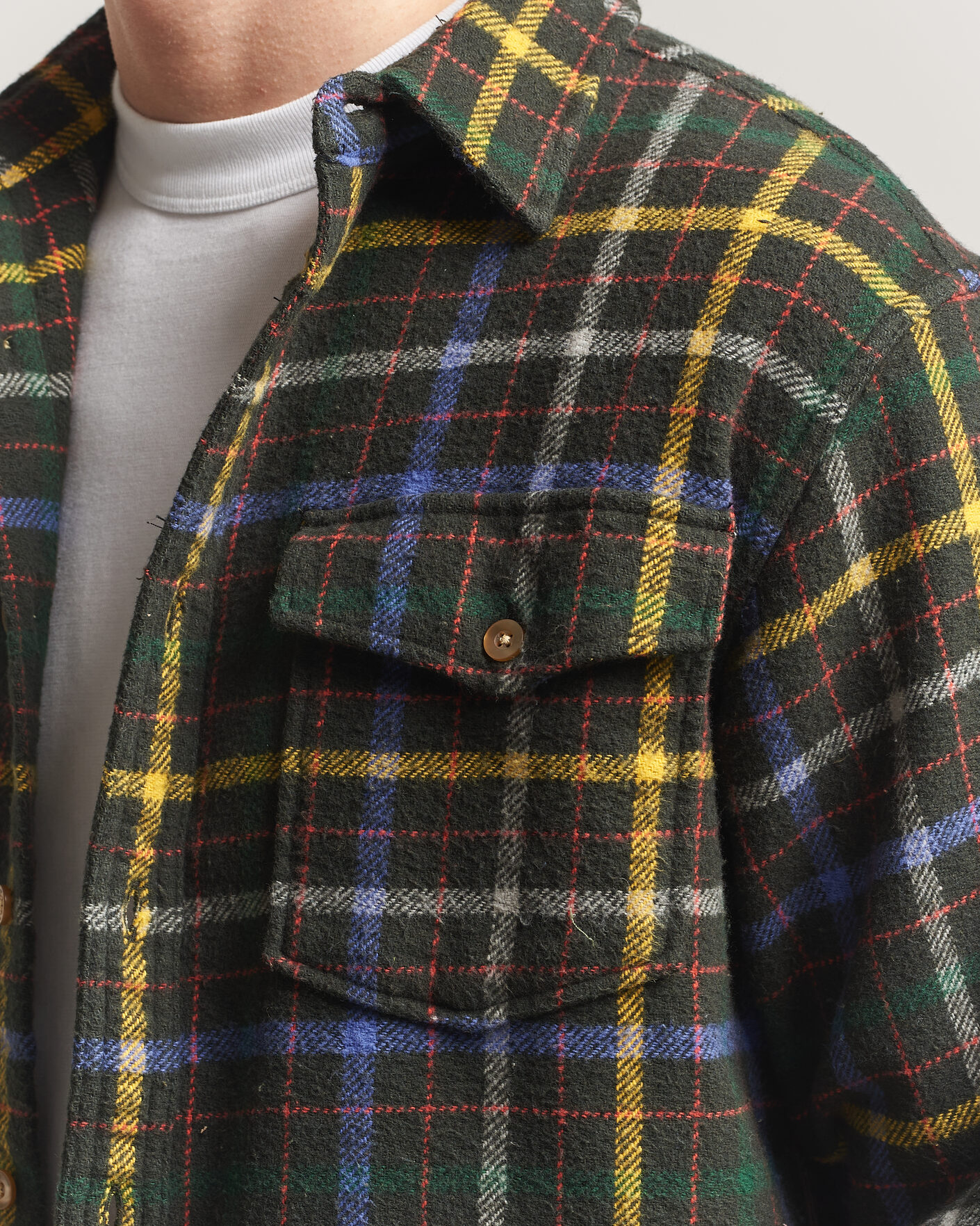 Herre | Skjorter | Pendleton | Big Pocket Shirt Peat