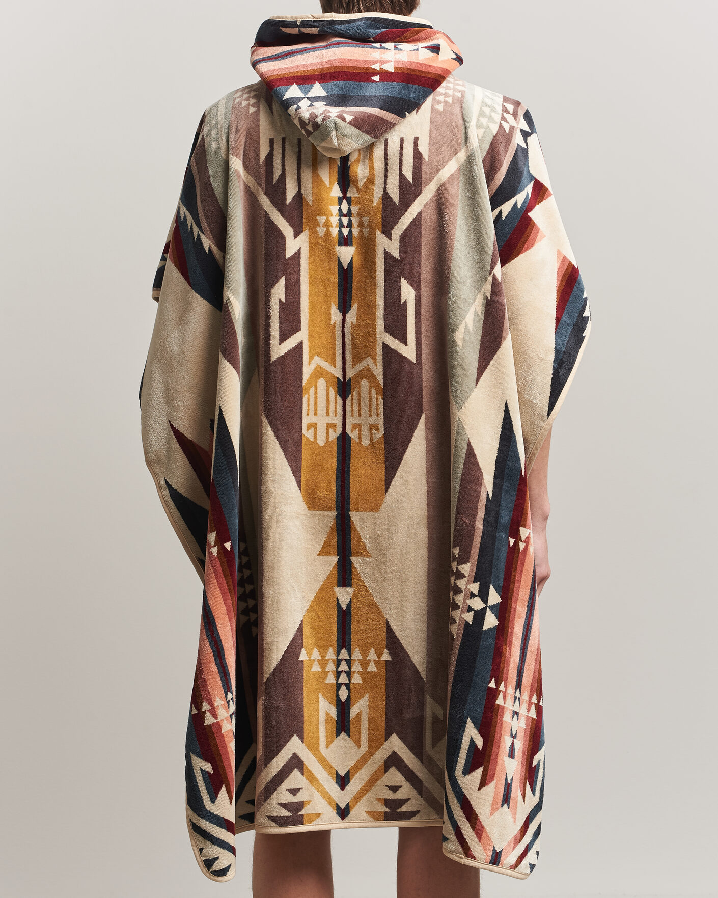 Herre | Pendleton Jacquard Hooded Towel White Sands Tan | Pendleton | Jacquard Hooded Towel White Sands Tan