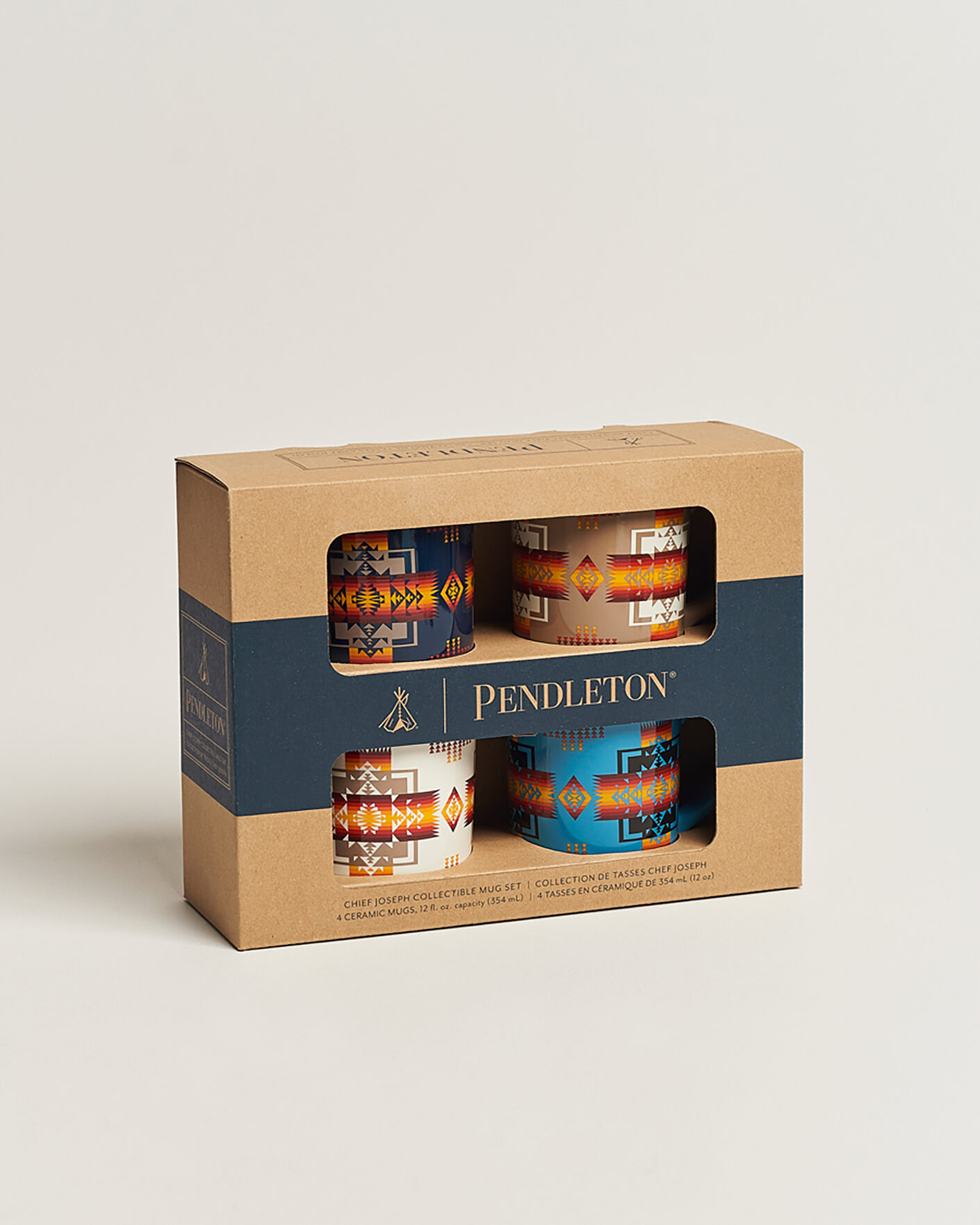 Herre | Til hjemmet | Pendleton | 4-Pack Ceramic Mug Set Chief Joseph