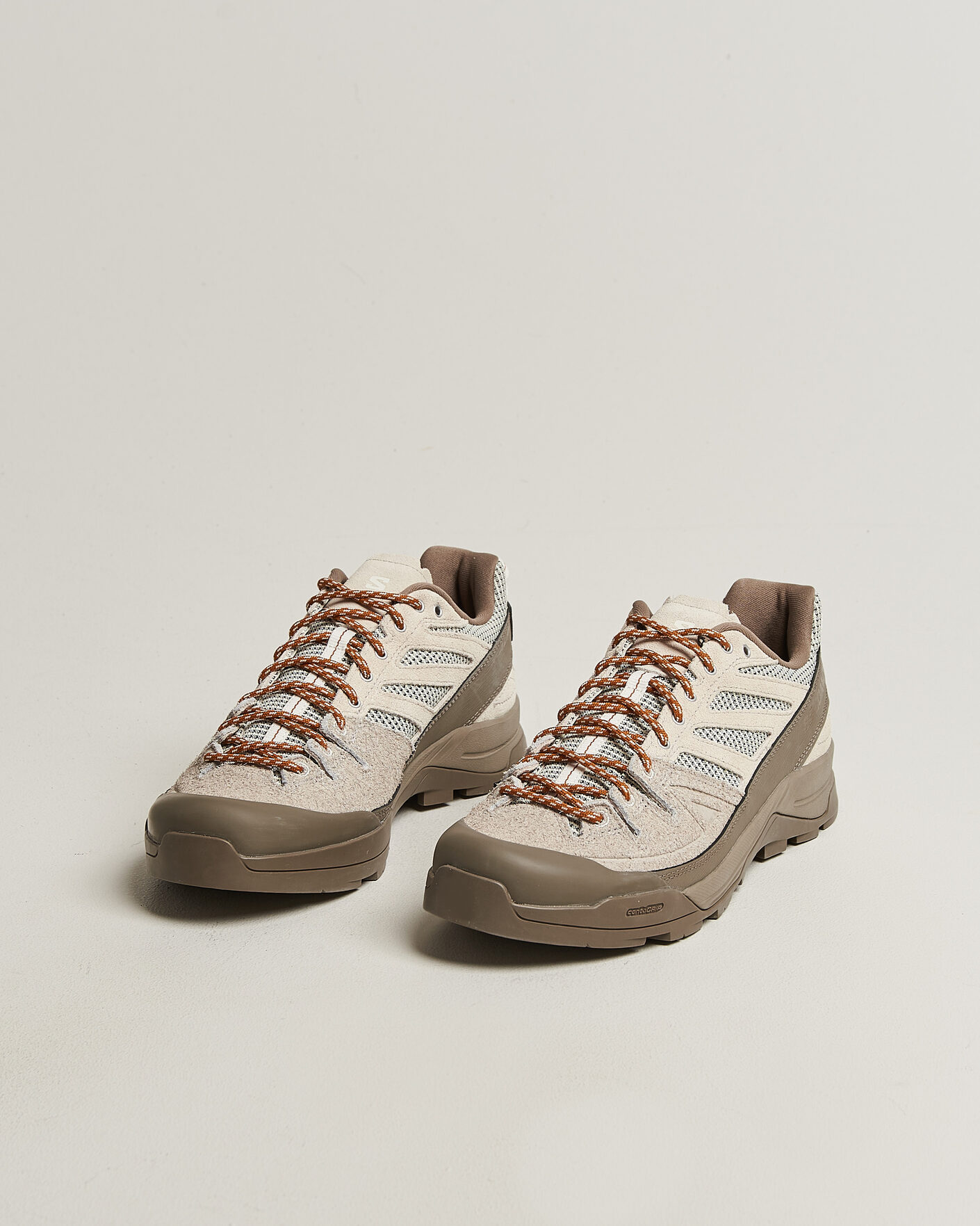 Herre | Trail Sneakers | Salomon | X-ALP Woven Sneakers Walnut/Silver Cloud