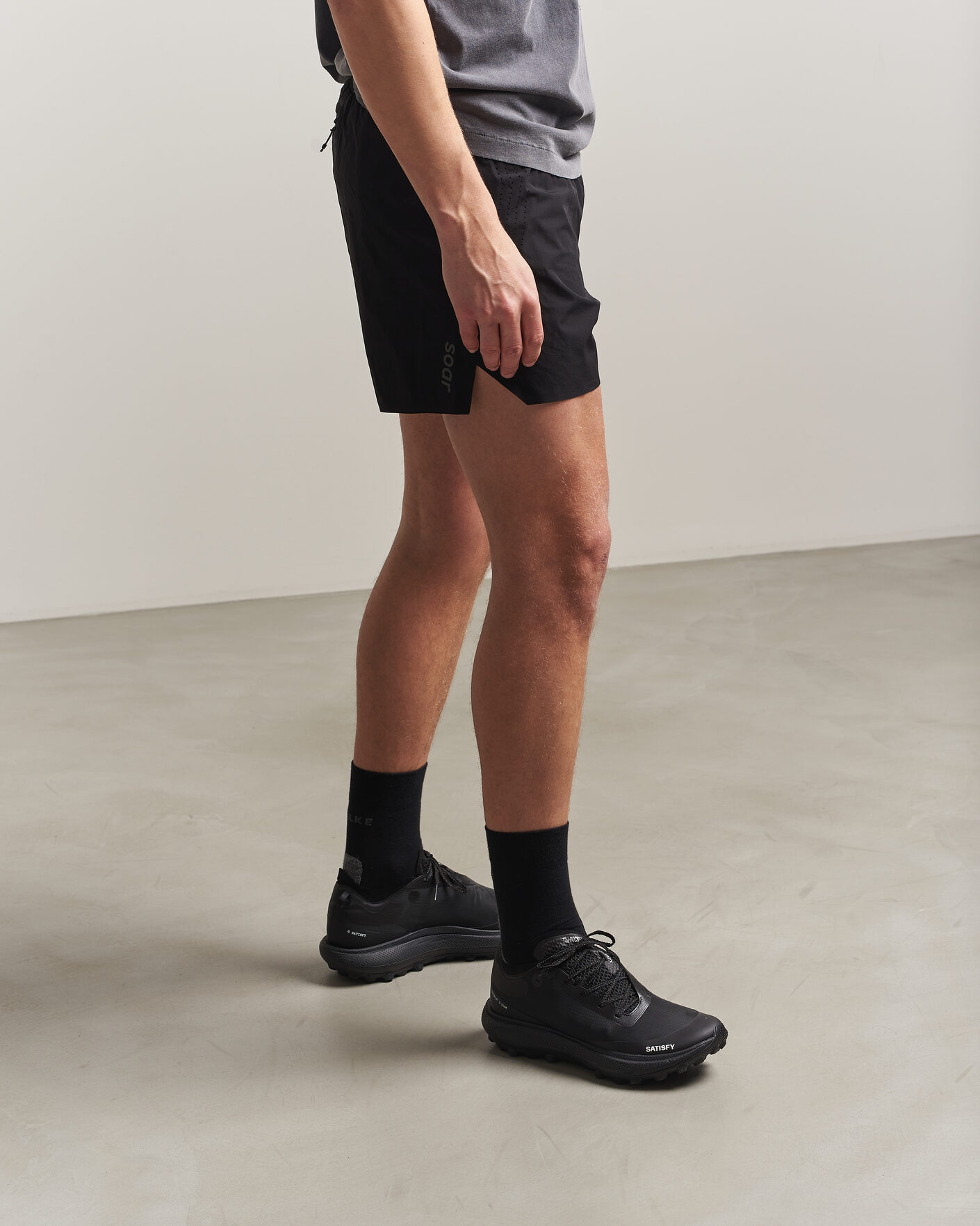 Herre | Løpesko | Satisfy | The Rocker Trail Shoes Jet Black