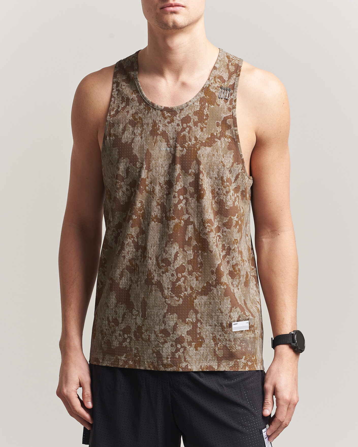 Herre | T-Shirts | Satisfy | Space-O Singlet Camo